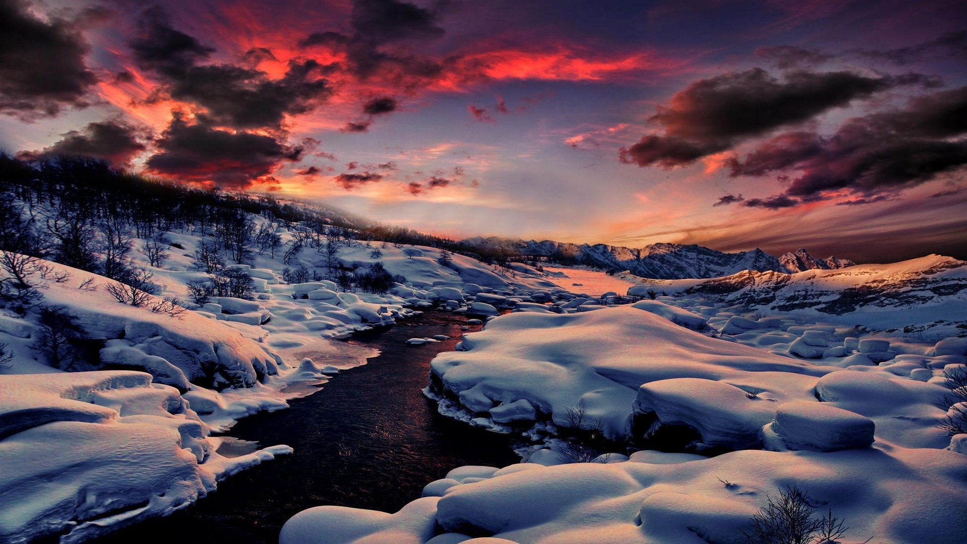 Snow River Wallpapers - 4k, HD Snow River Backgrounds on WallpaperBat