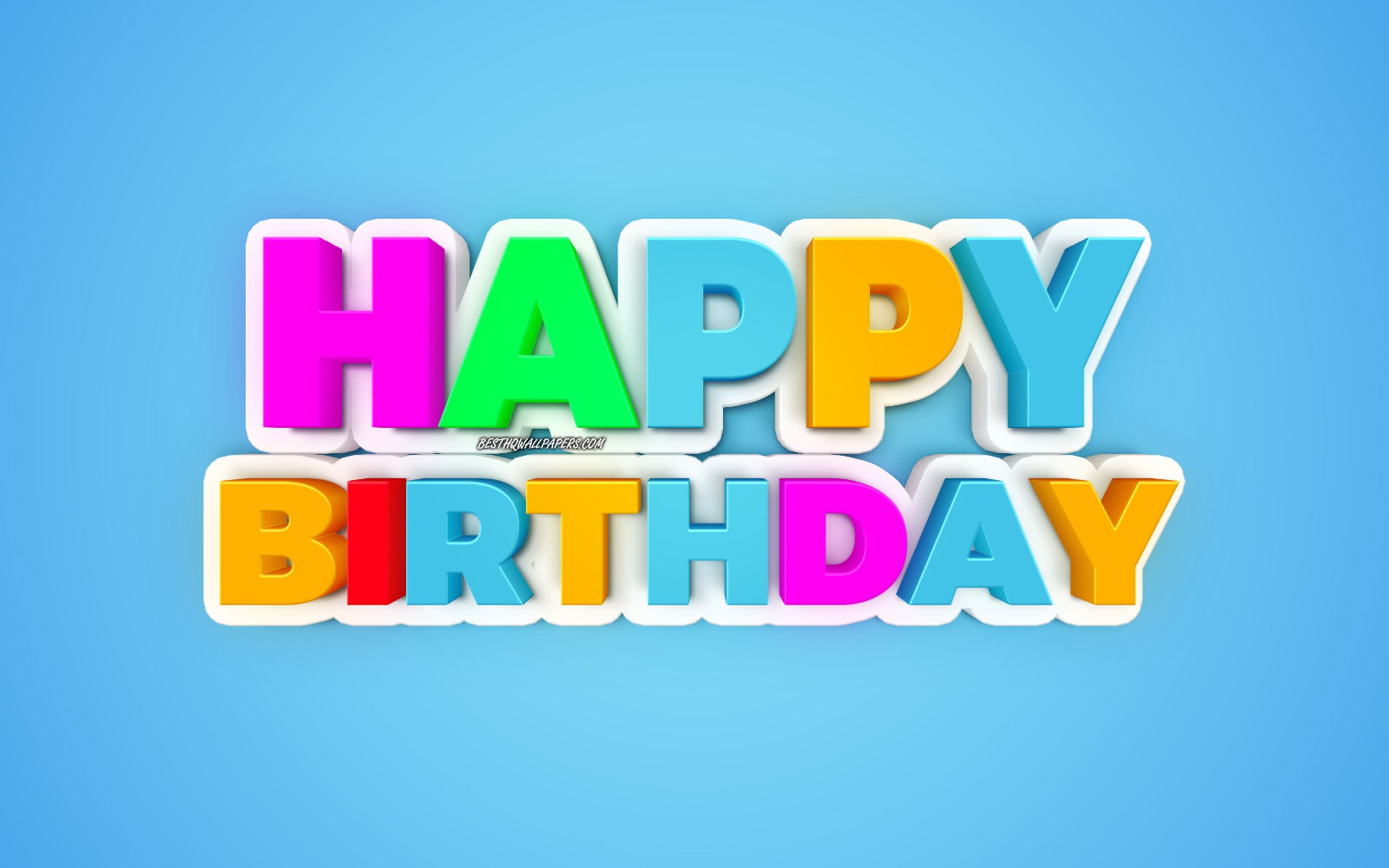 Birthday Blue Wallpapers - 4k, HD Birthday Blue Backgrounds on WallpaperBat