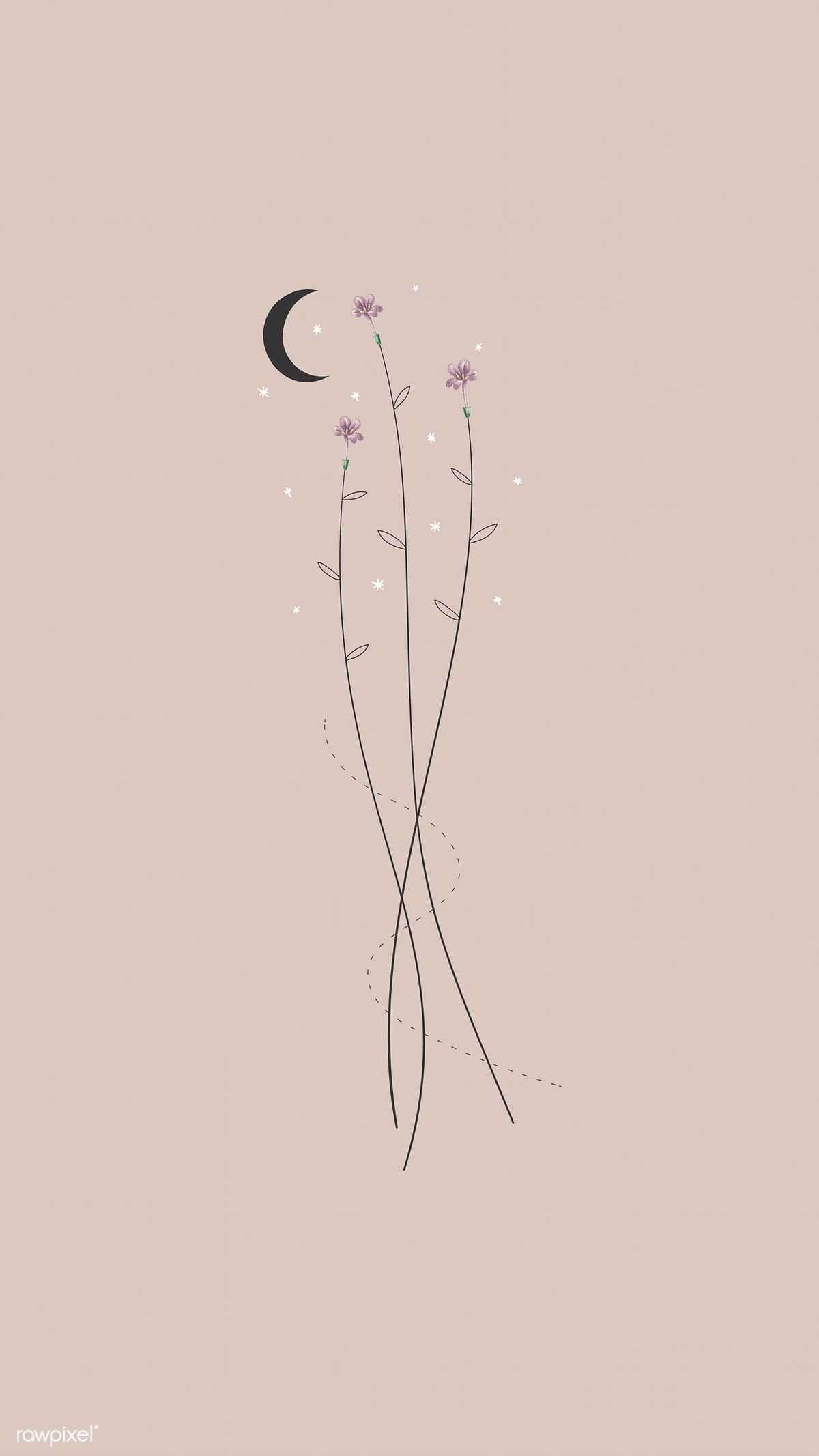 1200x2133 Download premium vector of Flowers and the moon mobile phone wallpaper in  2020 | Wallpaper iphone boho, Iphone wallpaper hipster, Flower phone  wallpaper Wallpaper