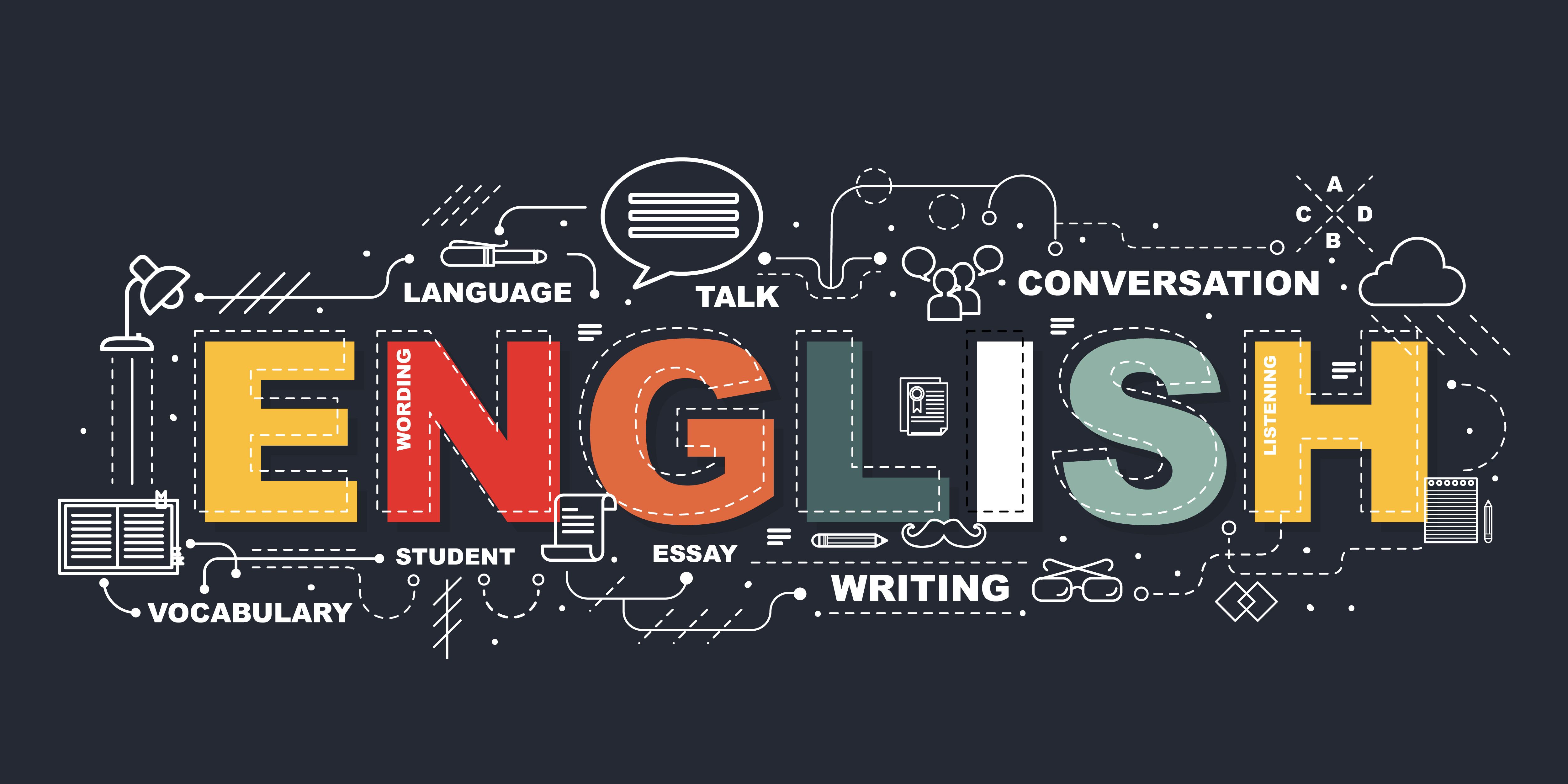 English Language Backgrounds 4k Download