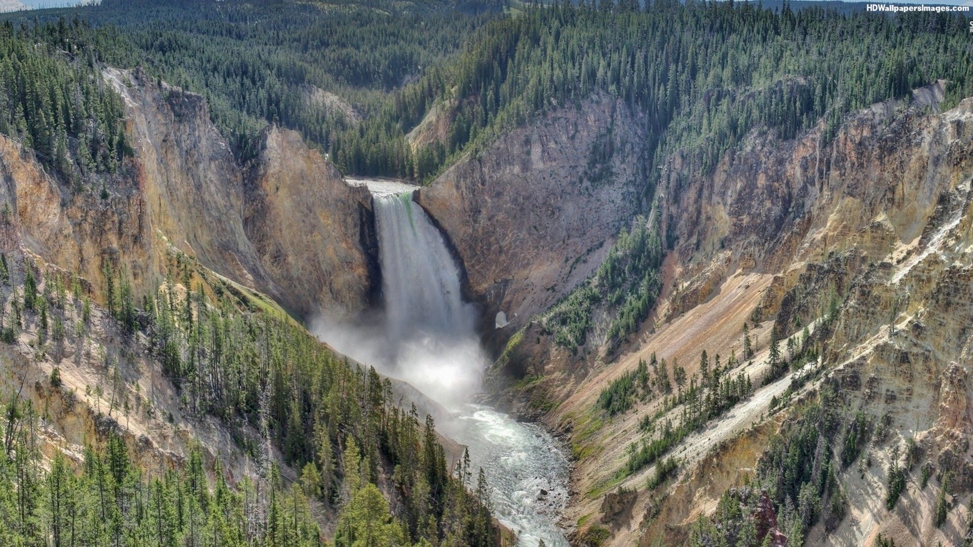 Yellowstone National Park Waterfall Wallpapers - 4k, HD Yellowstone ...