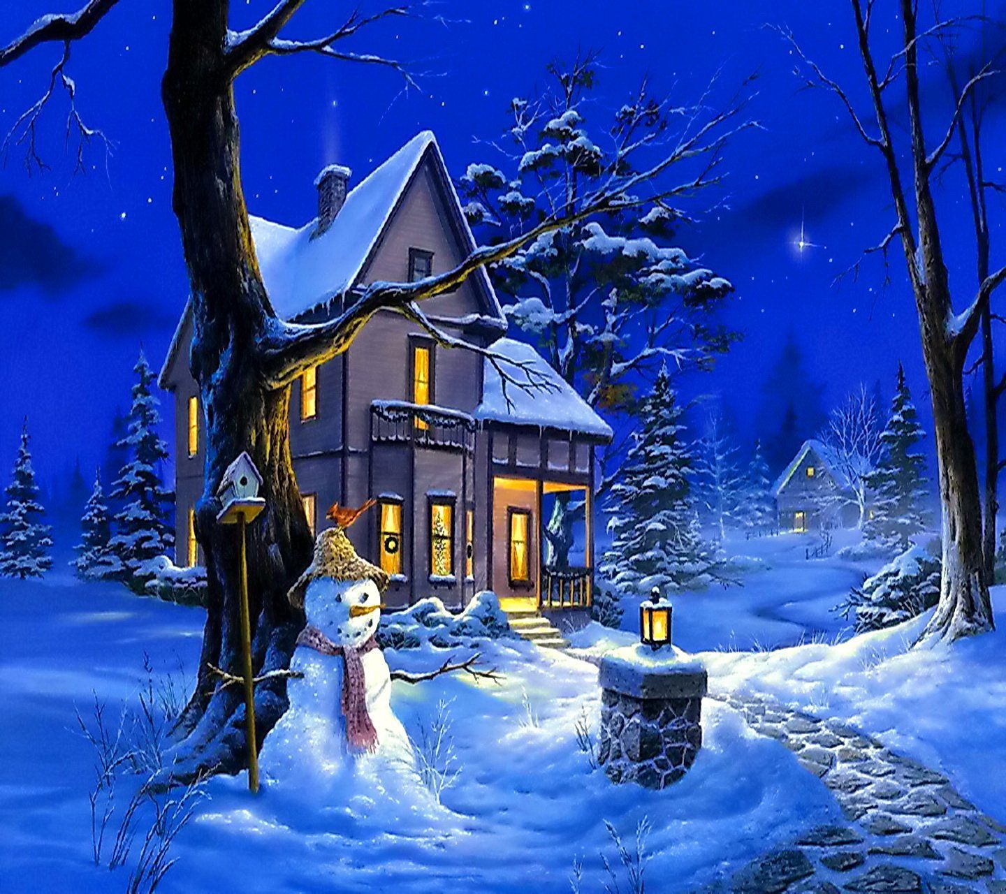 Christmas Night Wallpapers - 4k, HD Christmas Night Backgrounds on ...