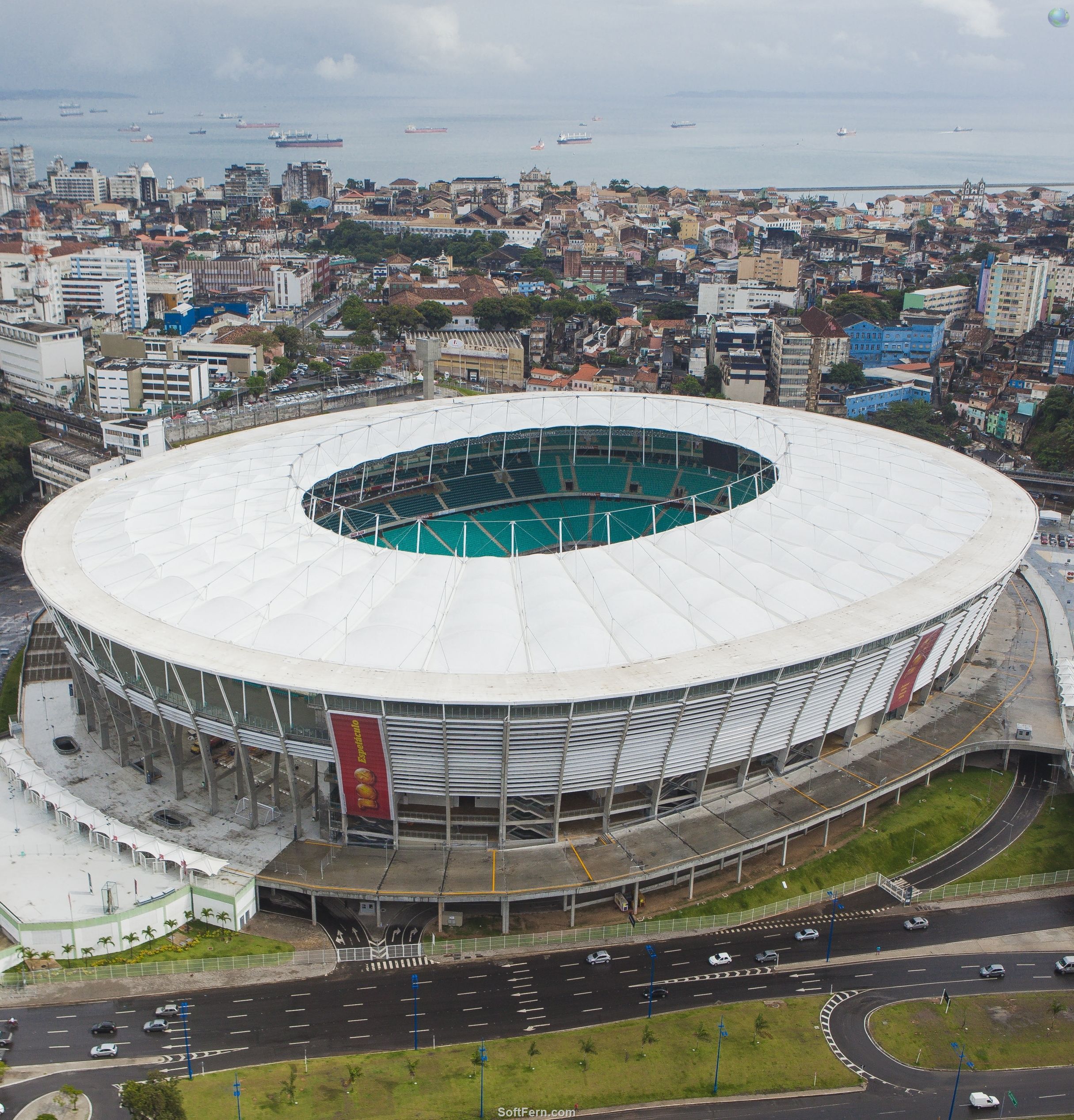 Новые футбольные стадионы. Арена Фонте-Нова. Itaipava Arena Fonte Nova. Фонте-Нова футбольные стадионы Бразилии. Стадионы Бразилия футбол Салвадор.