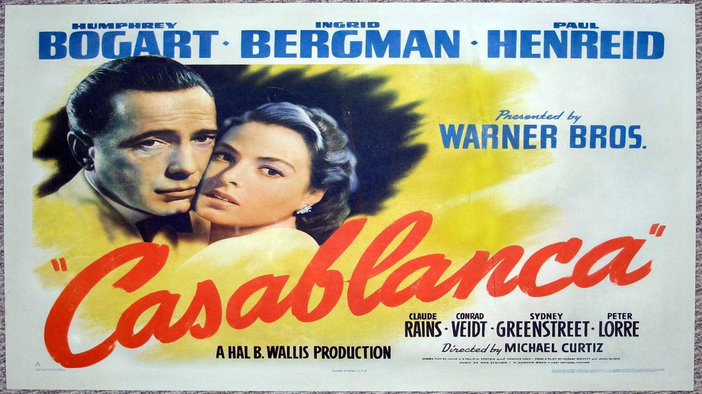 По шумама и горама 1942. Касабланка 1942. Касабланка 1942 Постер. Плакат к фильму Касабланка.