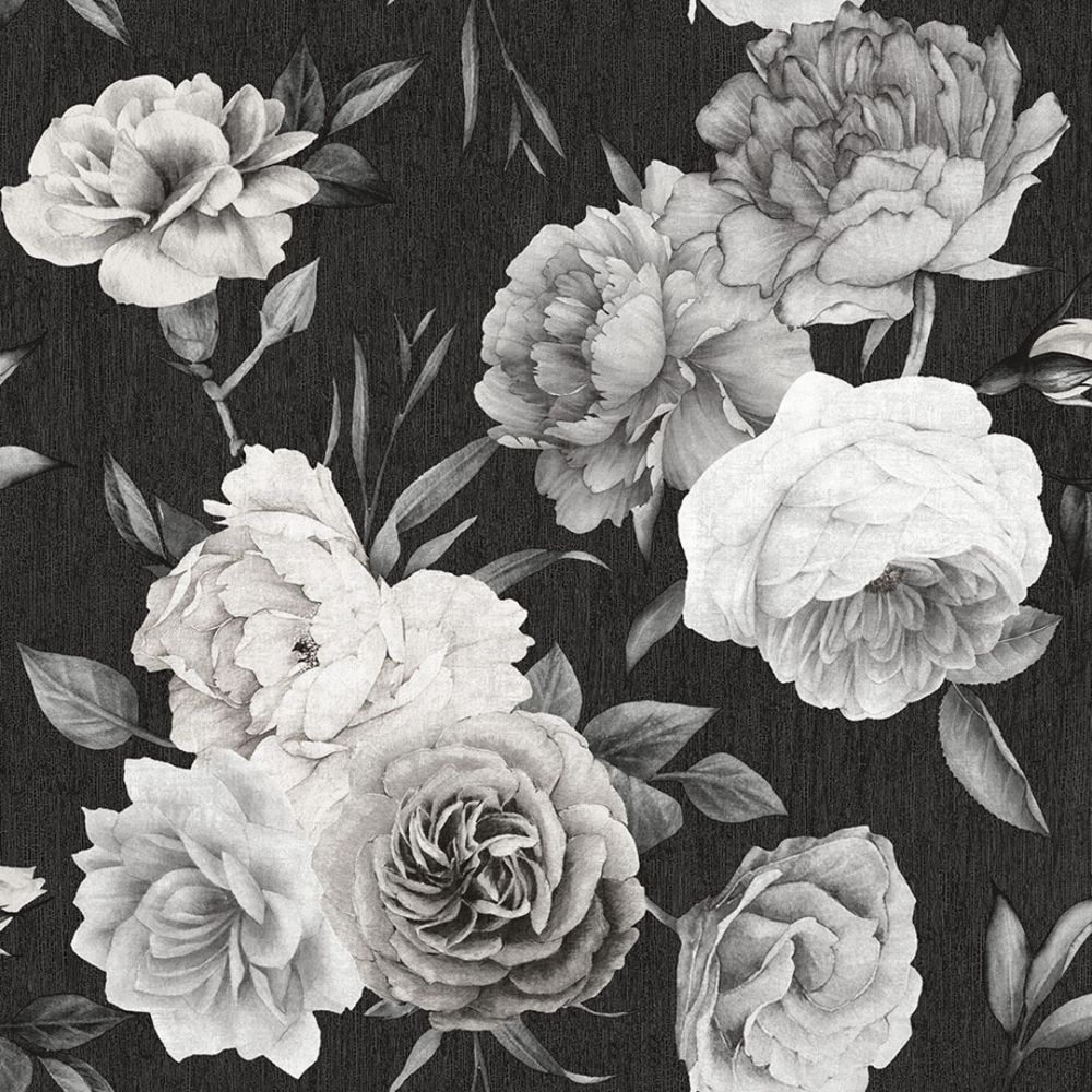 Black and White Floral Wallpapers - 4k, HD Black and White Floral ...