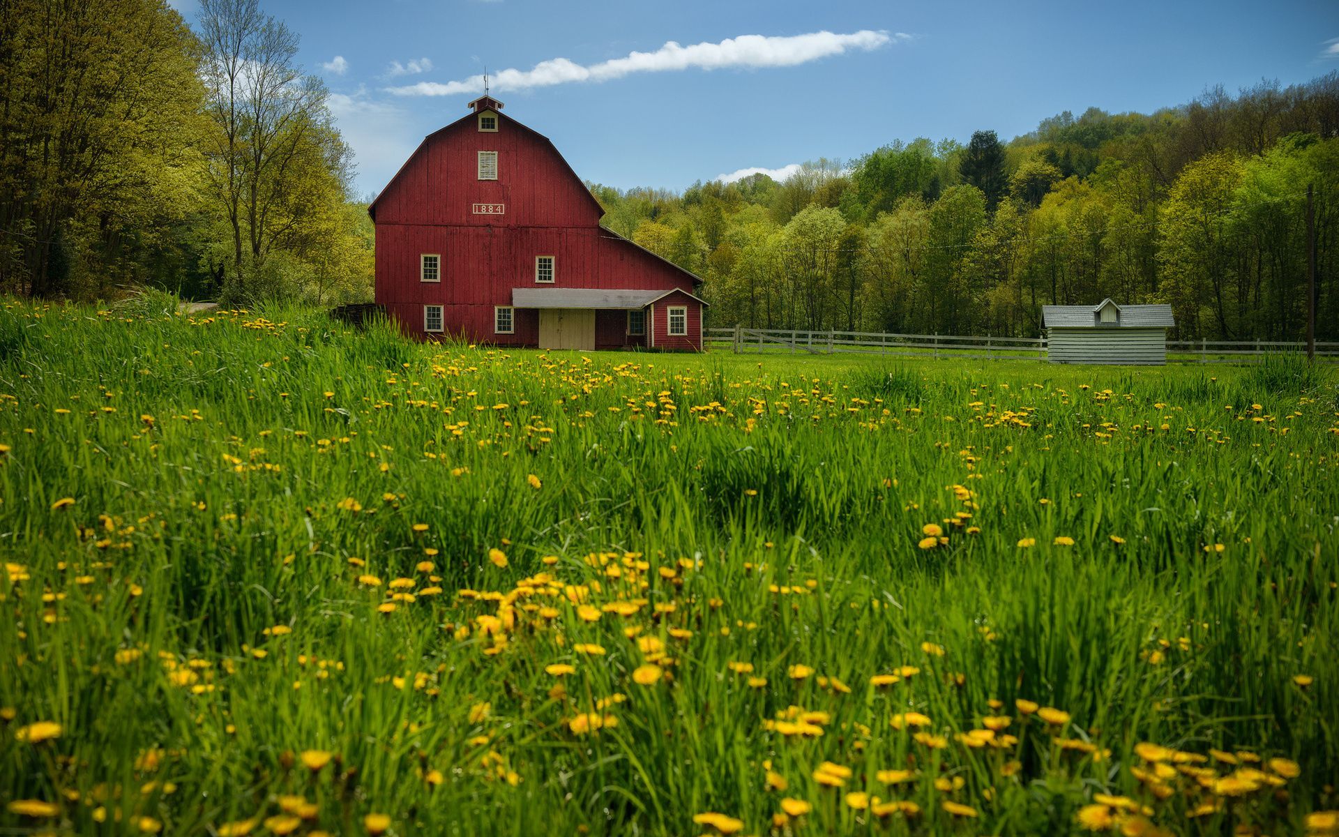 Spring Farm Scenes Wallpapers - 4k, HD Spring Farm Scenes Backgrounds ...