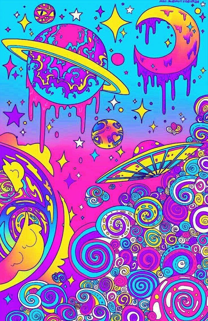 Trippy purple aesthetic wallpaper - rareGros