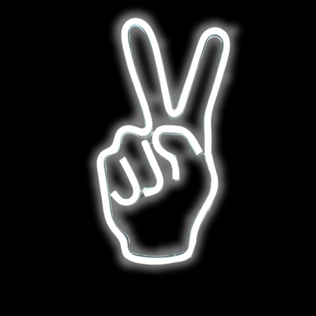 Neon Peace Sign Wallpapers - 4k, HD Neon Peace Sign Backgrounds on ...