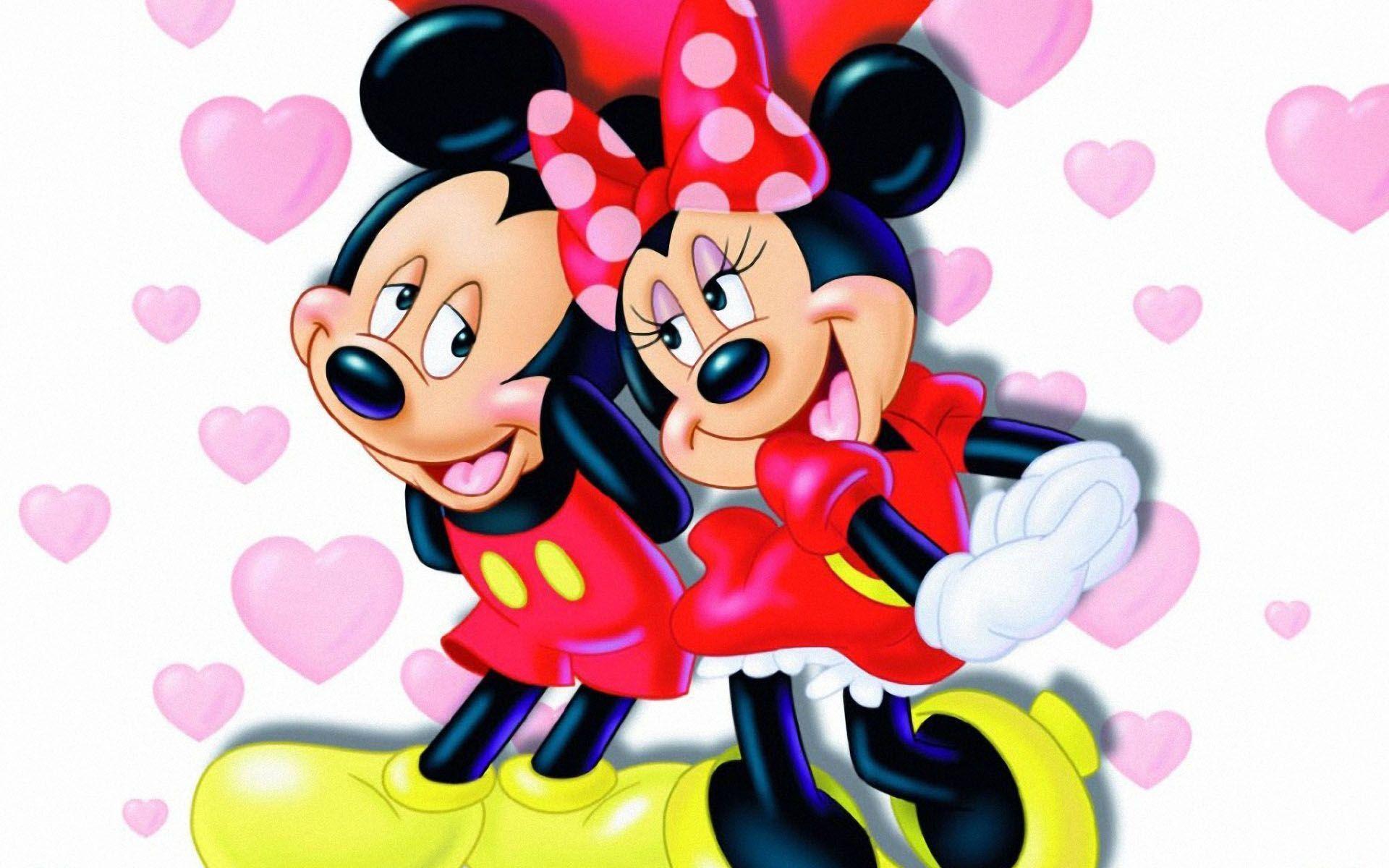 1920x1200 Mickey Mouse and Minnie in Love Wallpaper - Top Free Mickey Mouse on WallpaperBat