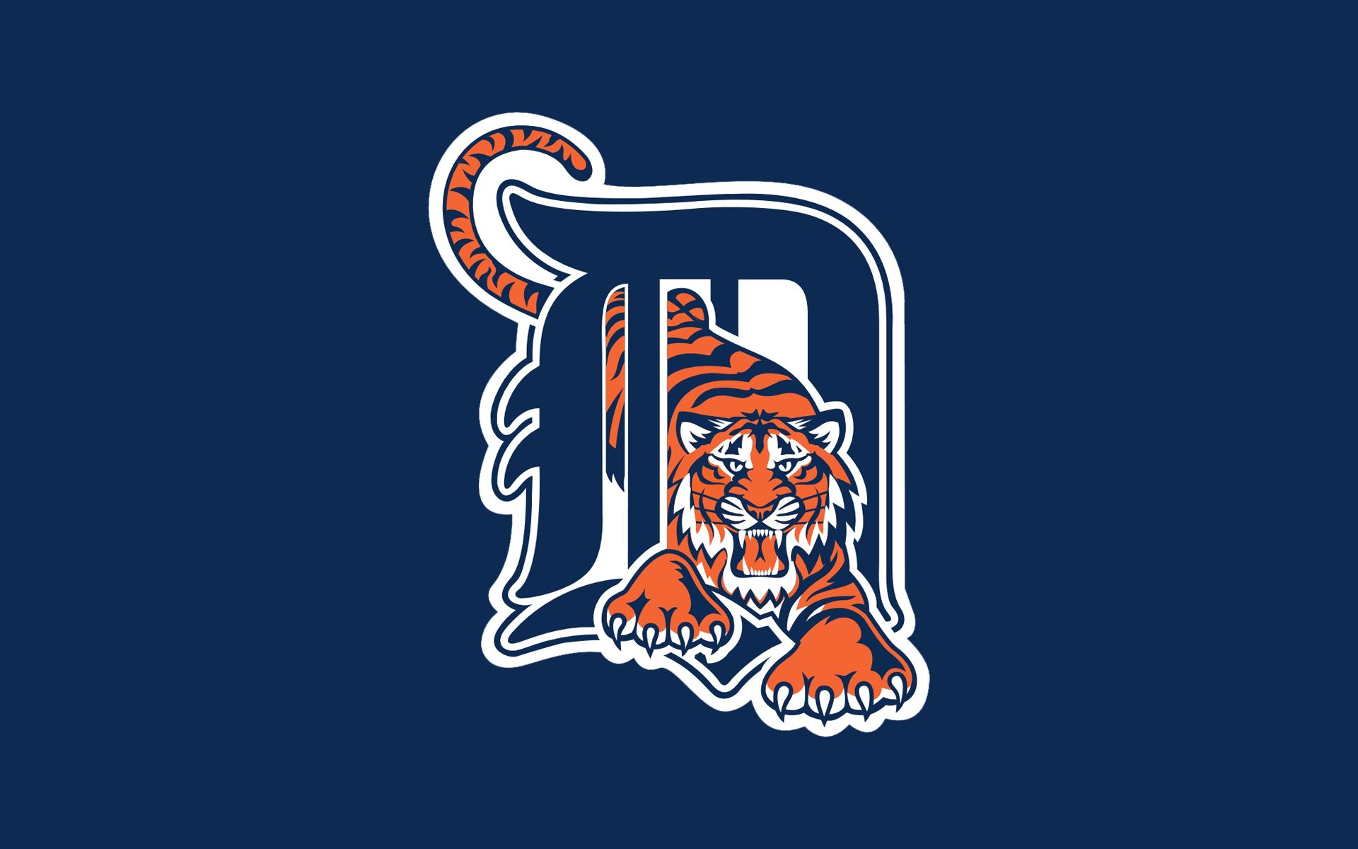 Download wallpapers Detroit Tigers, MLB, 4K, orange blue abstraction, logo,  material design, baseball, Detroit, Michigan, USA, Major League Baseball  for desktop with resolution 3840x2400. High Quality HD pictures wallpapers