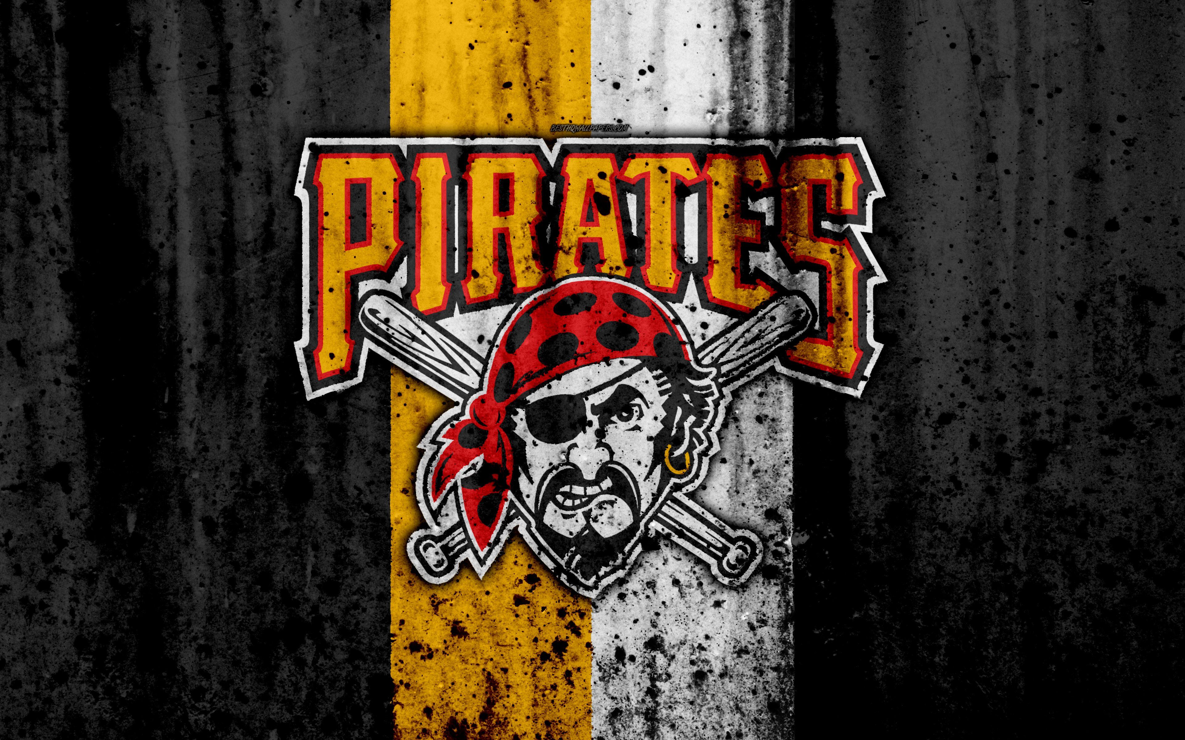 Wallpaper wallpaper, sport, logo, baseball, Pittsburgh Pirates for mobile  and desktop, section спорт, resolution 3840x2400 - download
