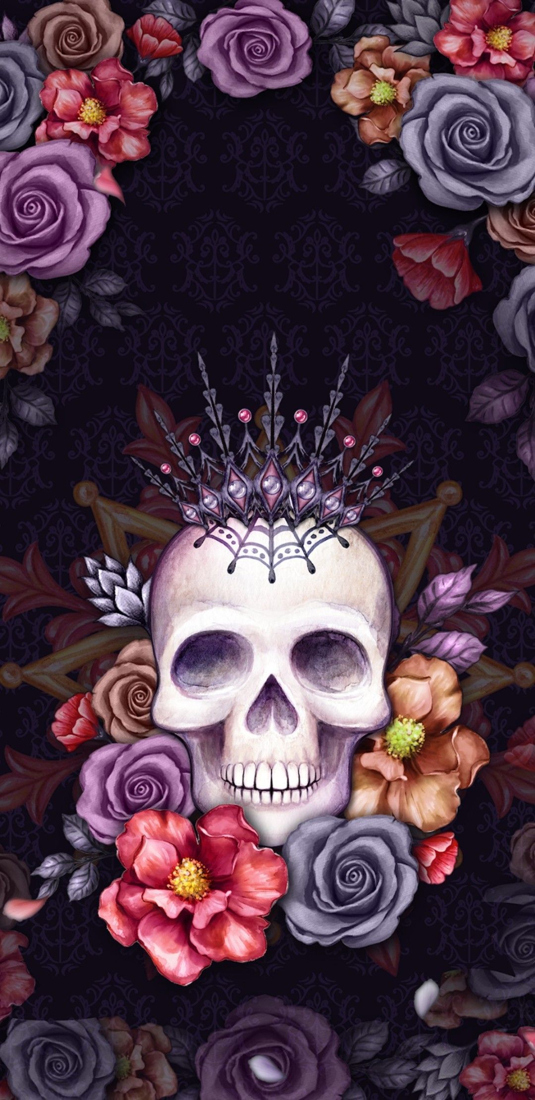 Floral Skull Wallpapers - 4k, HD Floral Skull Backgrounds on WallpaperBat