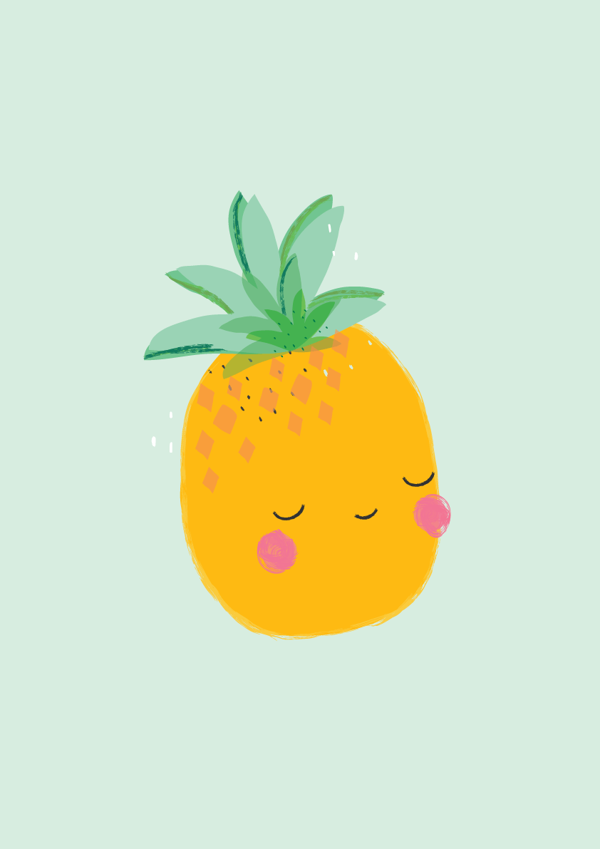 Pineapple Cute Wallpapers - 4k, HD Pineapple Cute Backgrounds on