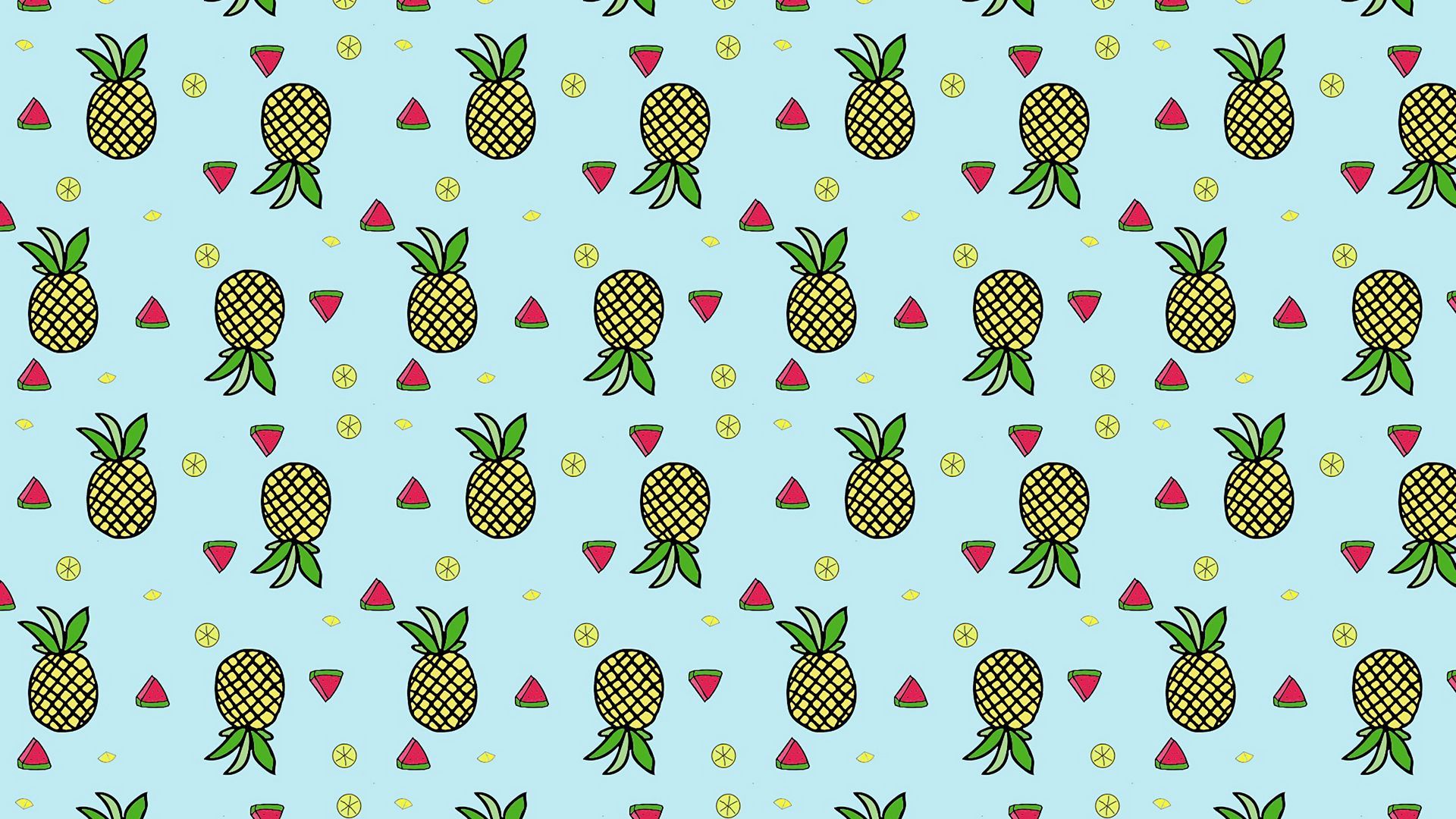 1920x1080 The Awesome Pineapple Fruit Wallpaper For Desktop.