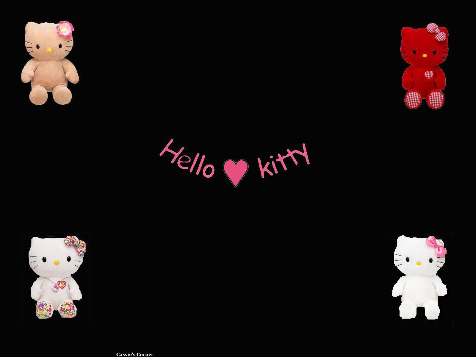 1600x1200 Black Hello Kitty Wallpapers - Top Free Black Hello Kitty Backgrounds -  WallpaperAccess Wallpaper