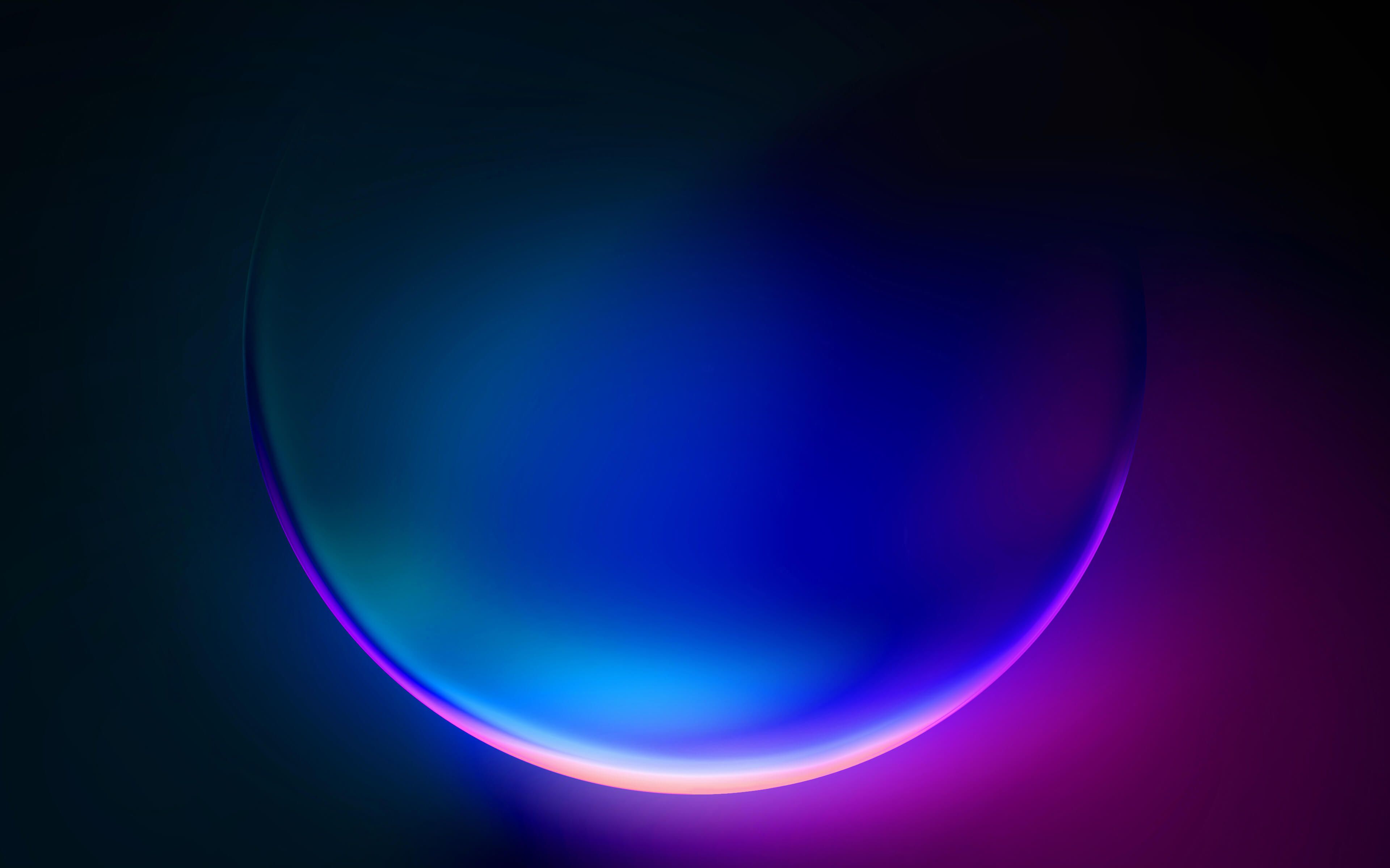 3840x2400 Windows 11 - Glow on WallpaperBat