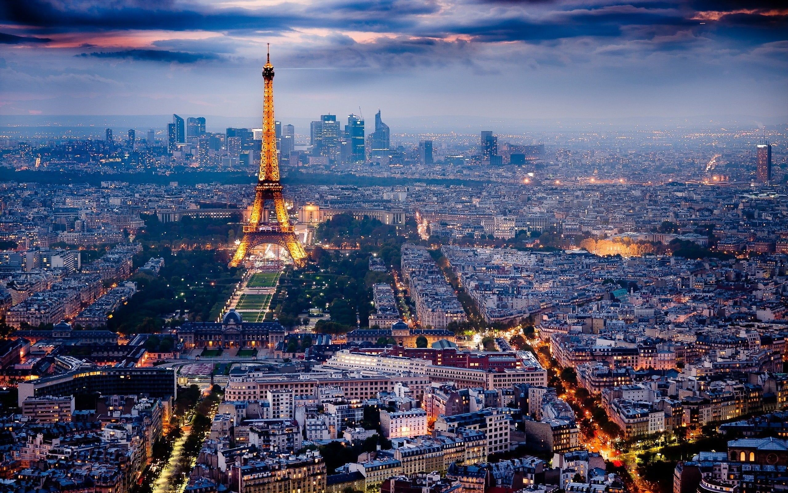 Paris City Lights Wallpapers 4k Hd Paris City Lights Backgrounds On Wallpaperbat