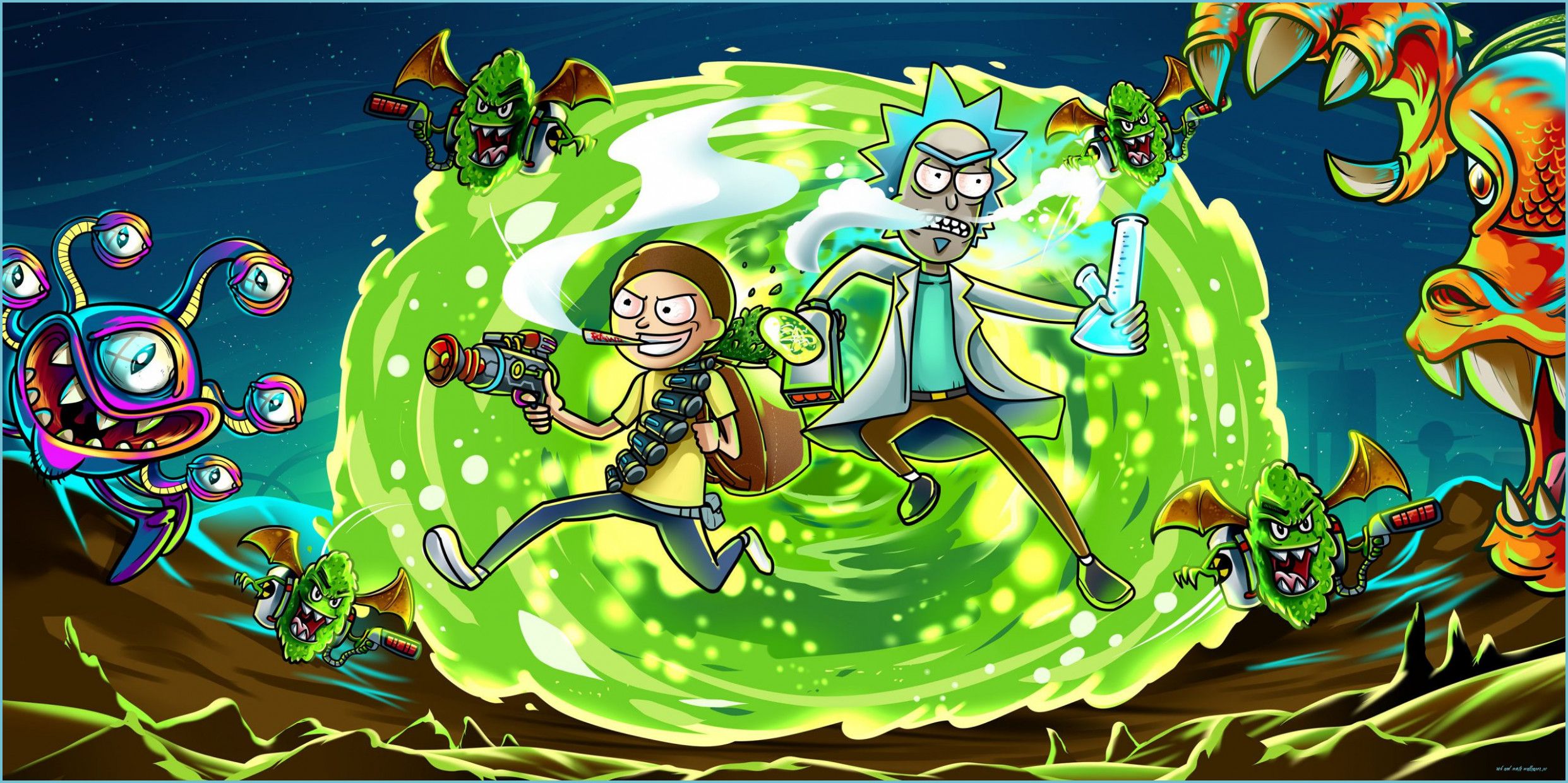 happiegolucky-pecky: rick and morty wallpaper HD