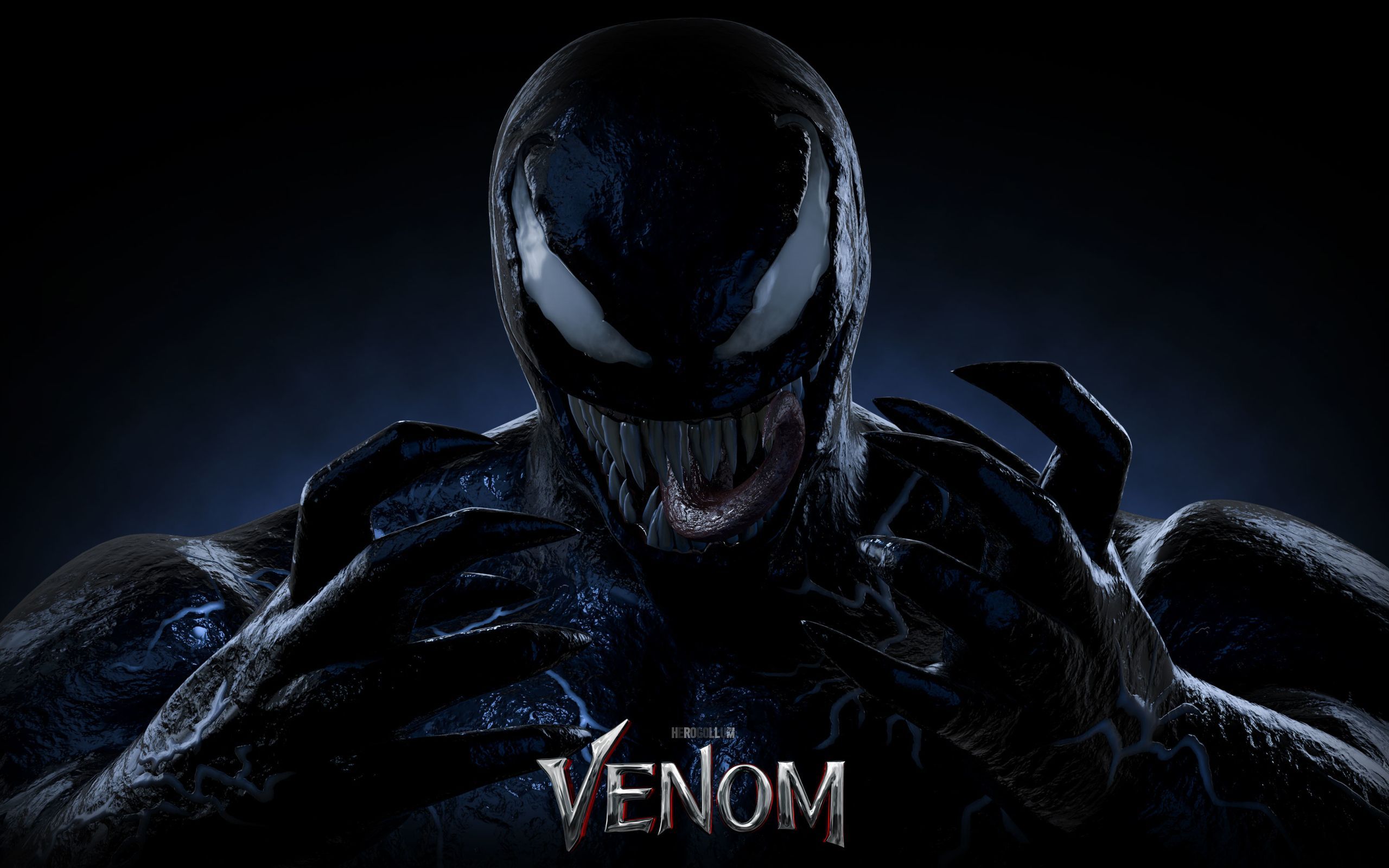 2560x1600 Venom 3D Wallpaper - Top Free Venom 3D Background on WallpaperBat...