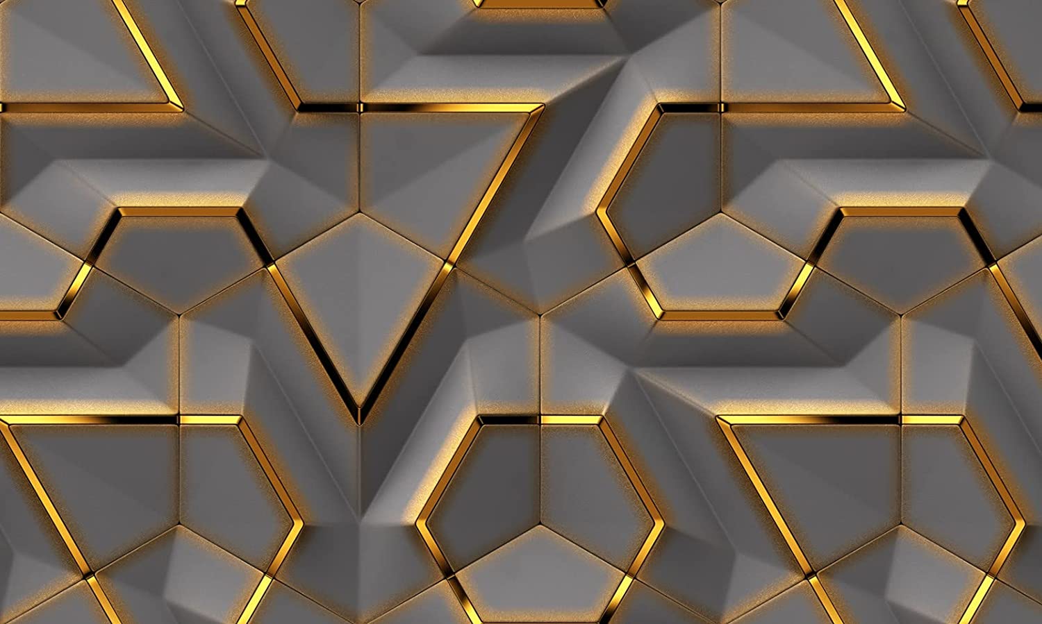 3d geometric shapes wallpaper