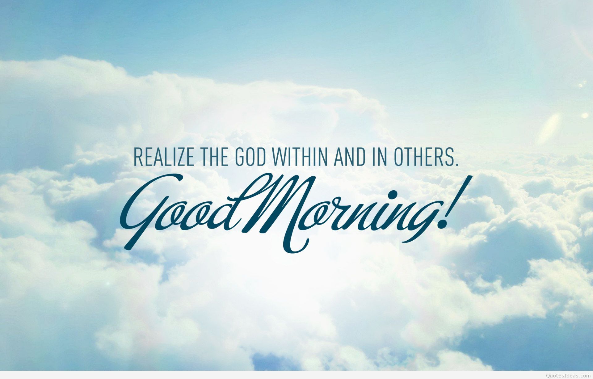 1920x1227 Good Morning Sky Wallpaper With Quote - Good Morning Image With Quotes HD - 1920x1227 Wallpaper - teahub.io on WallpaperBat