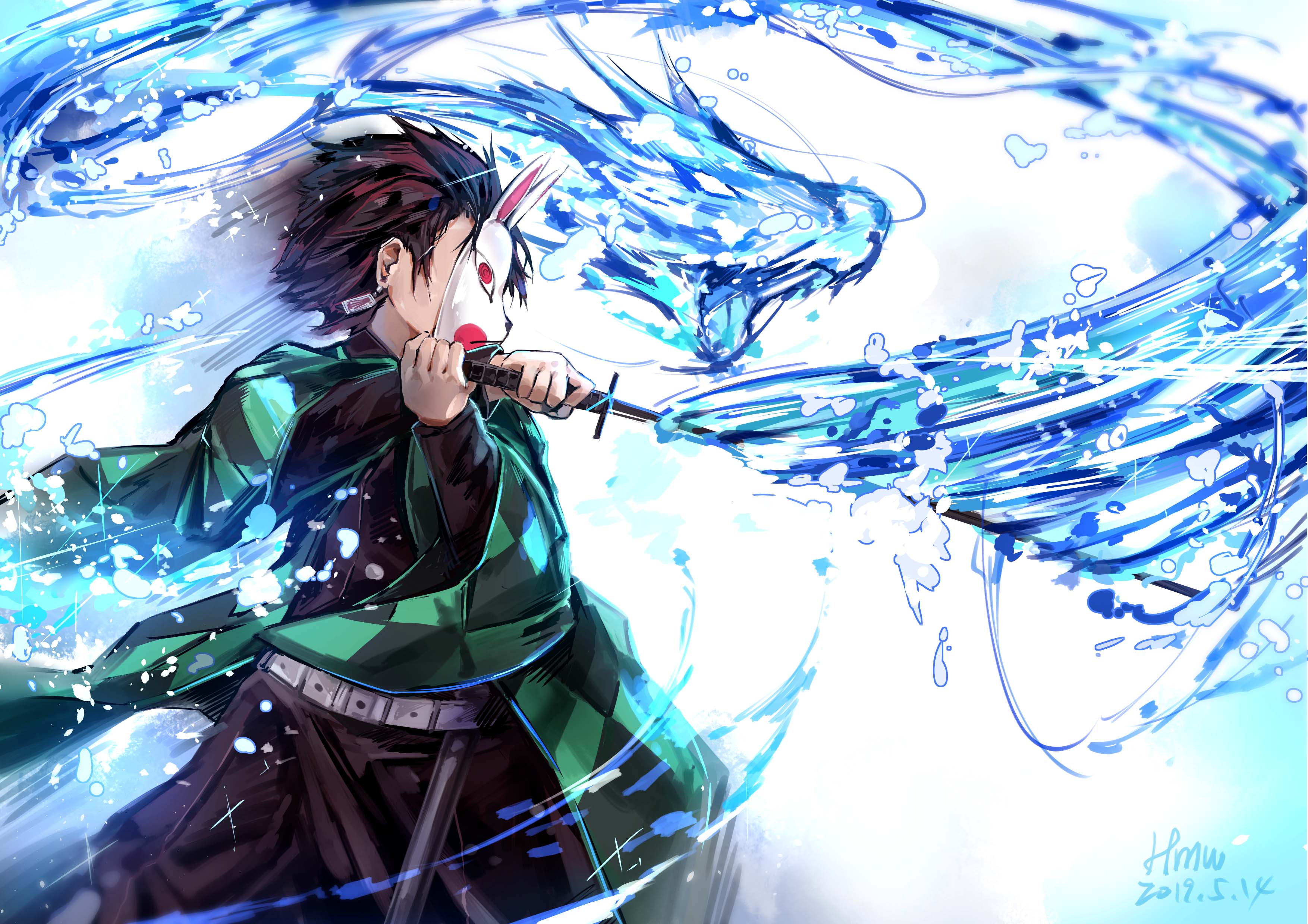 3508x2480 Tanjiro Kamado Kimetsu no Yaiba HD Wallpaper | Background Image | 3508x2480 Wallpaper