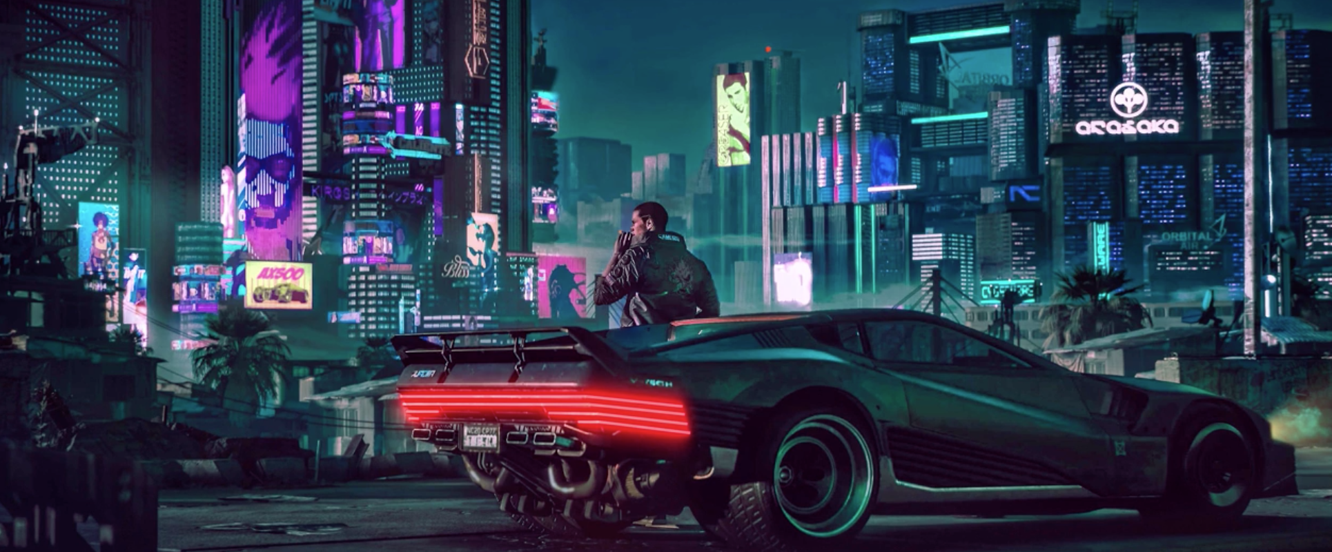 Wallpaper cyberpunk, city, buildings, art desktop wallpaper, hd image,  picture, background, 13377a