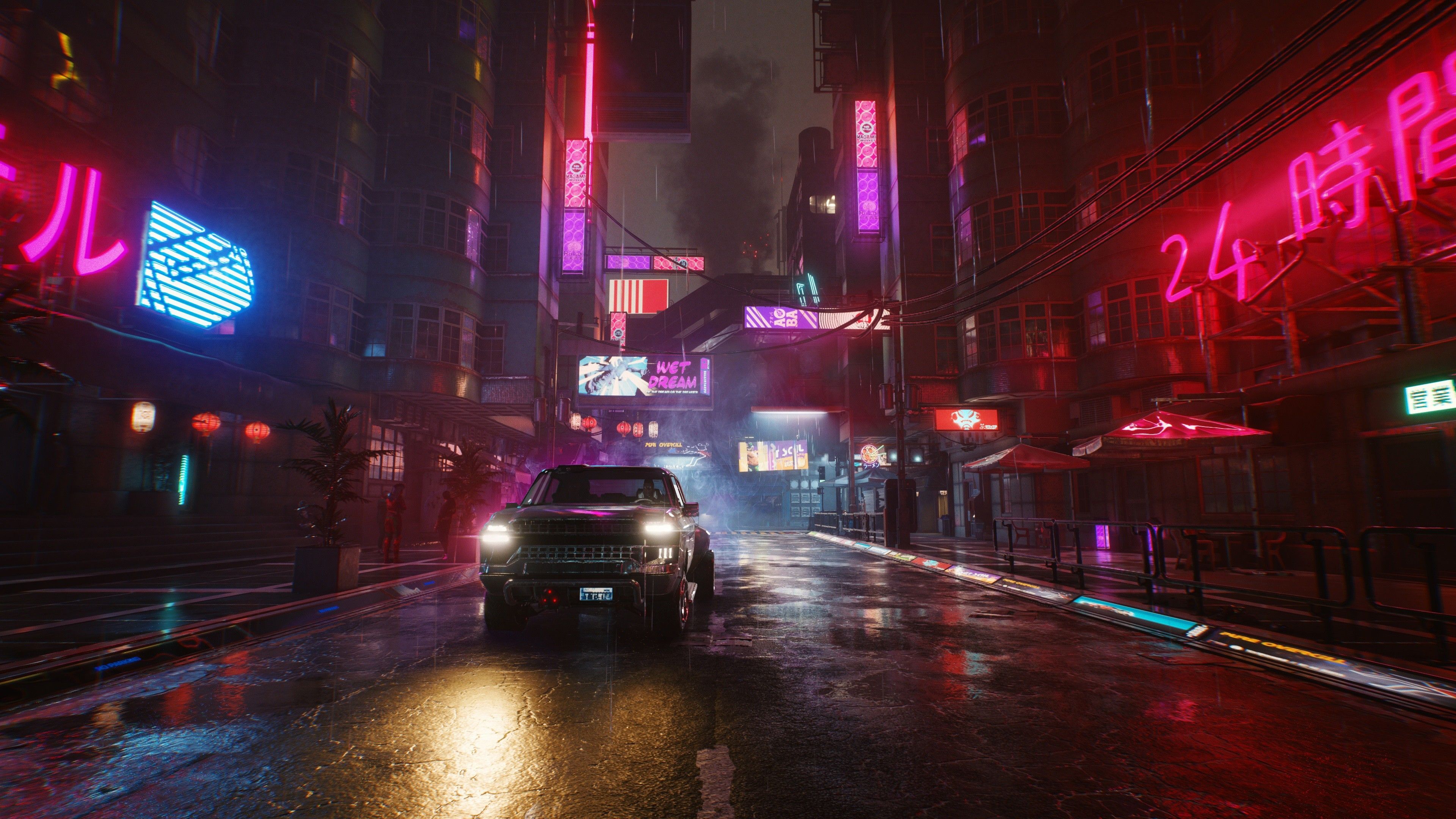 Wallpaper cyberpunk, city, buildings, art desktop wallpaper, hd image,  picture, background, 13377a