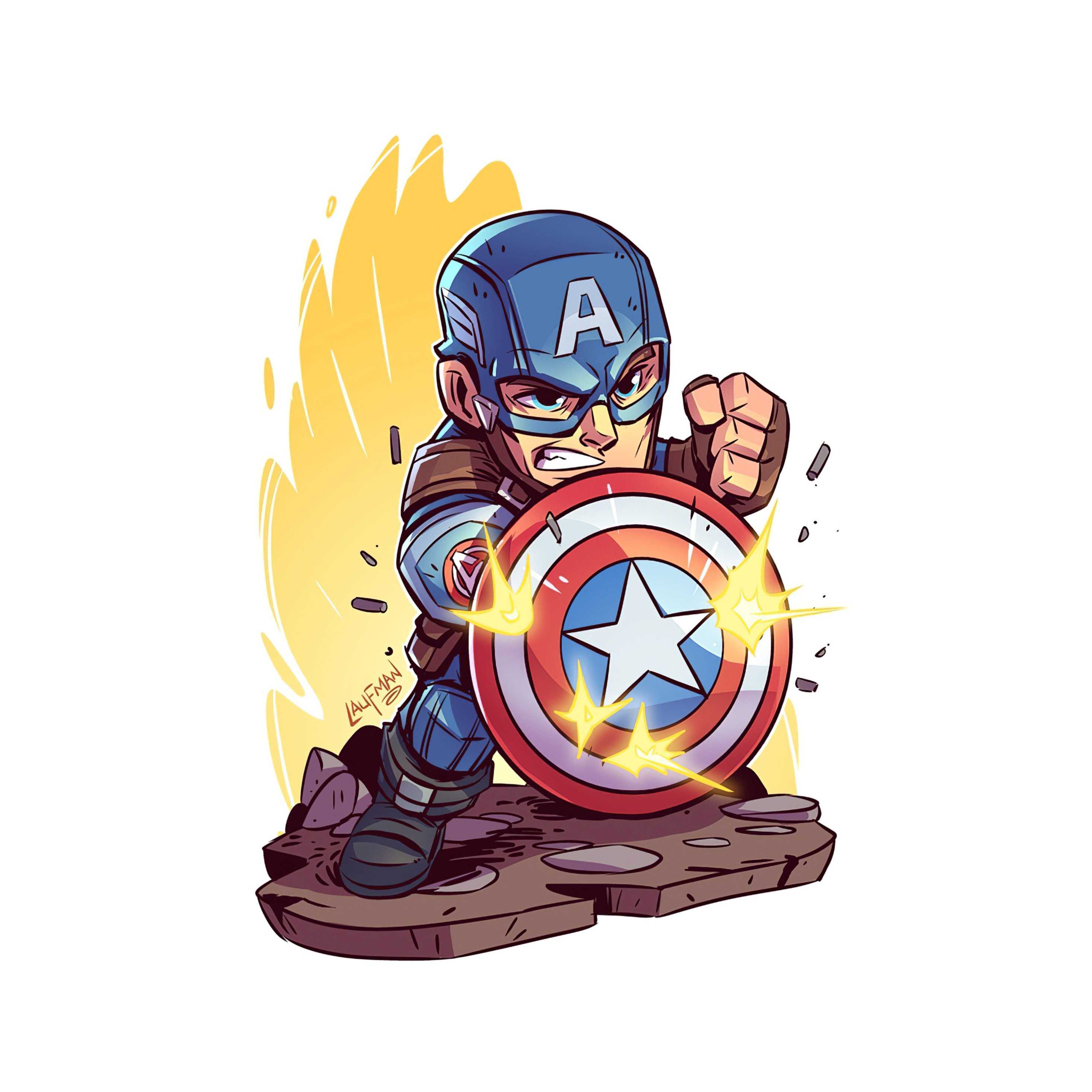 Captain America Cartoon Wallpapers.