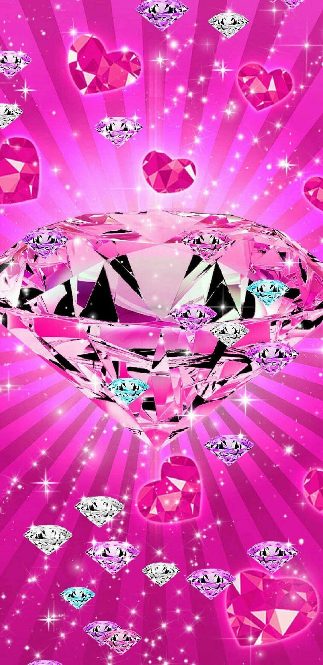 1080x2220 SHINE BRIGHT LIKE A DIAMOND | Pink glitter wallpaper, Pink diamond wallpaper,  Diamond wallpaper Wallpaper