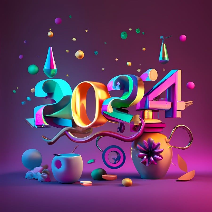 2024 New Year Wallpapers - 4k, HD 2024 New Year Backgrounds on WallpaperBat