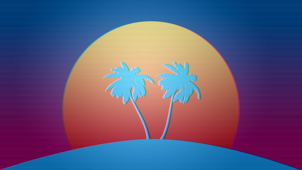 Vaporwave Palm Tree Wallpapers - 4k, HD Vaporwave Palm Tree Backgrounds