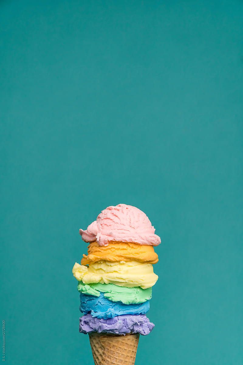 Rainbow Ice Cream Wallpapers - 4k, HD Rainbow Ice Cream Backgrounds on ...