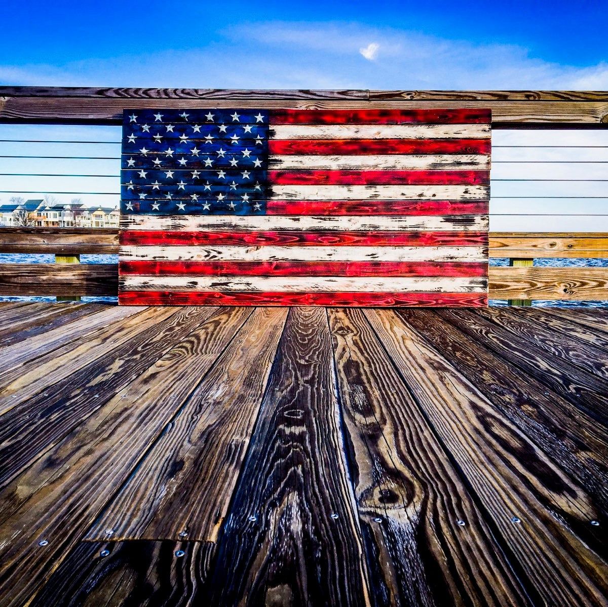 Rustic American Flag Desktop Wallpapers - 4k, Hd Rustic American Flag 