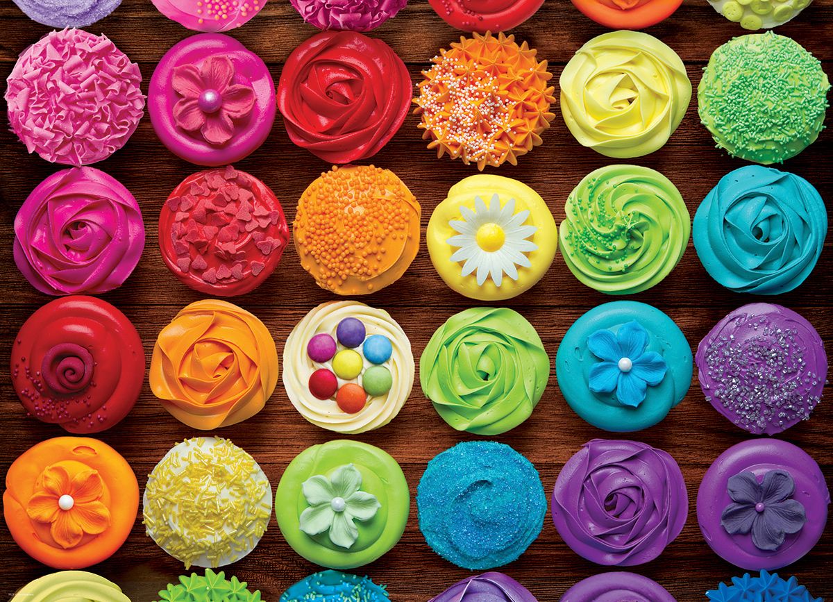 Rainbow Cupcake Wallpapers - 4k, HD Rainbow Cupcake Backgrounds on ...