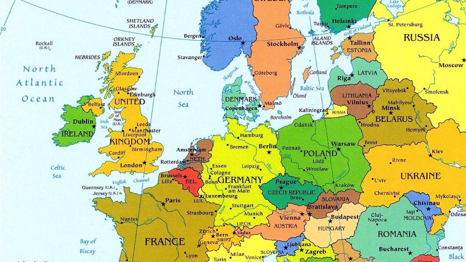 Europe Map Wallpapers 4k, HD Europe Map Backgrounds on WallpaperBat