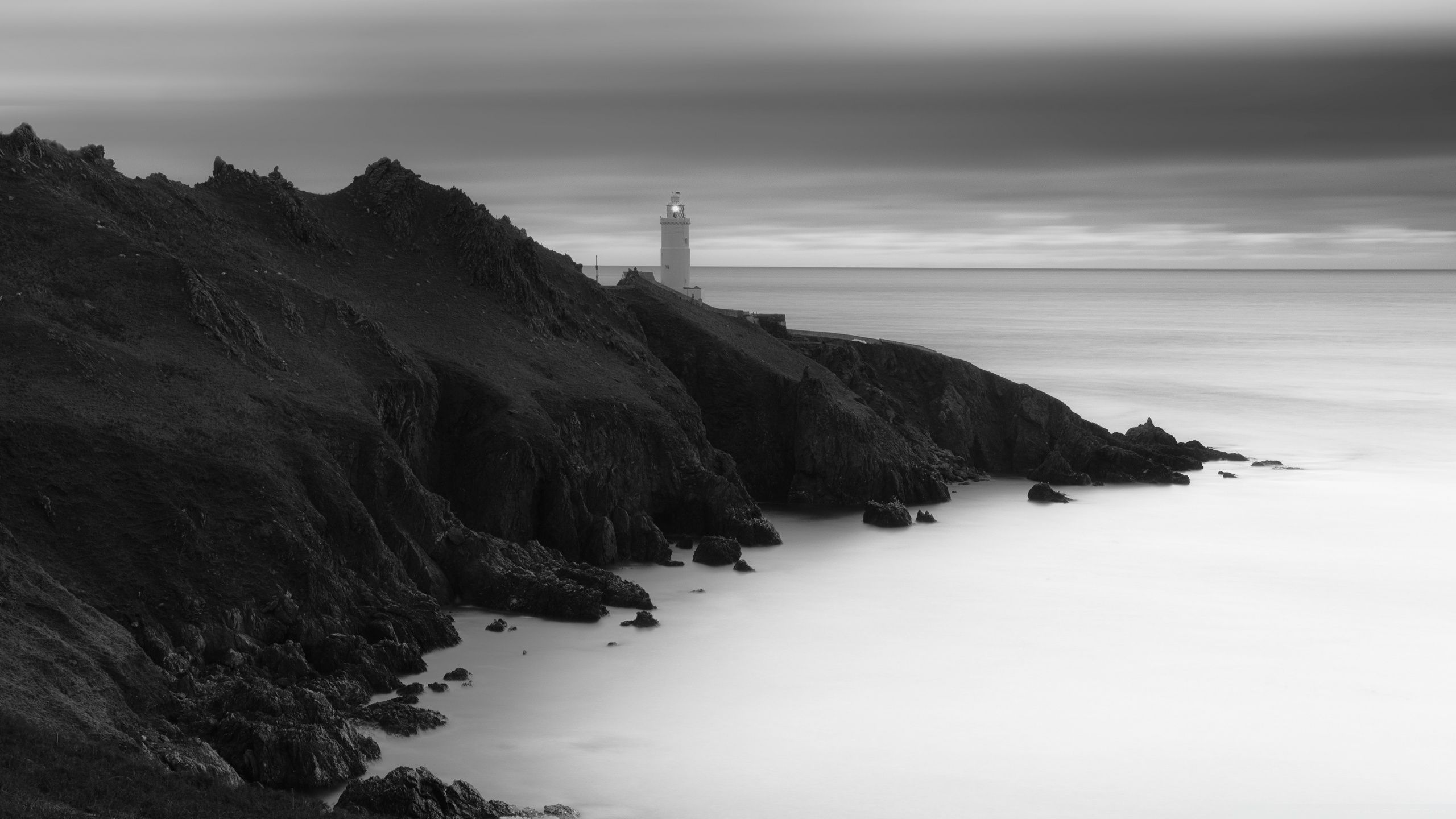 Black and White Lighthouse Wallpapers - 4k, HD Black and White ...