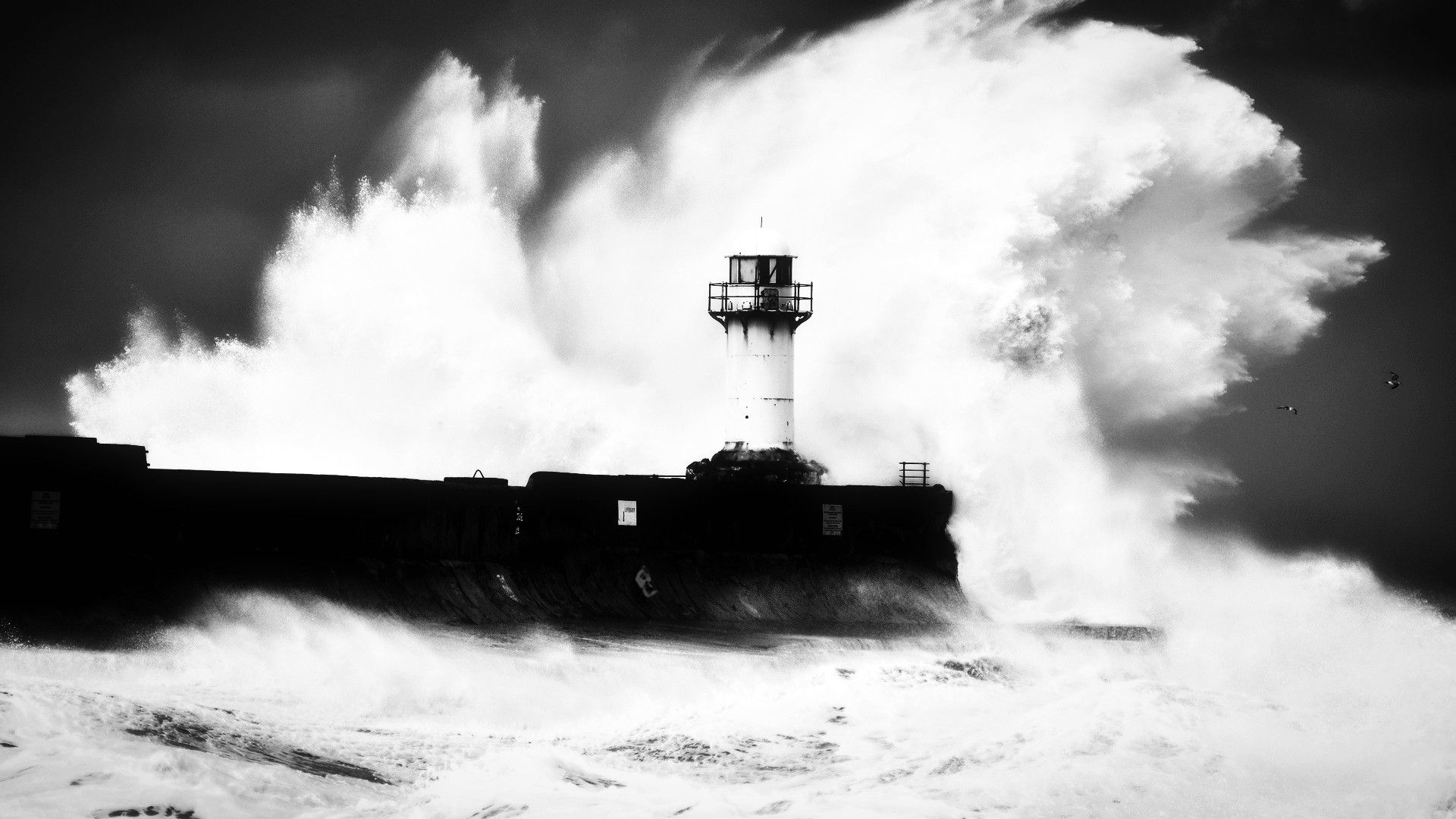 Black and White Lighthouse Wallpapers - 4k, HD Black and White ...