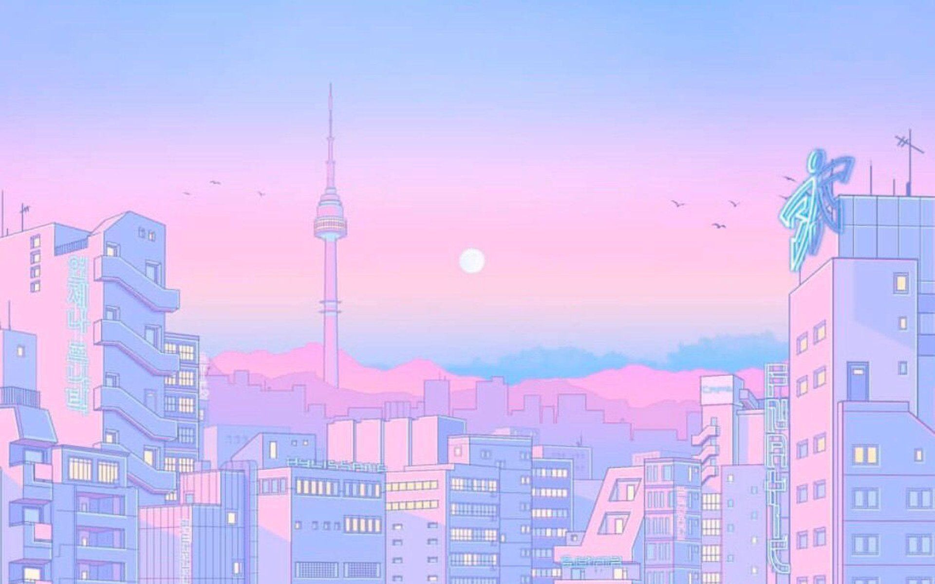 1920x1200 Pastel Retro Anime Aesthetic Desktop Wallpaper • Wallpaper For You HD Wallpaper For Desktop & Mobile on WallpaperBat