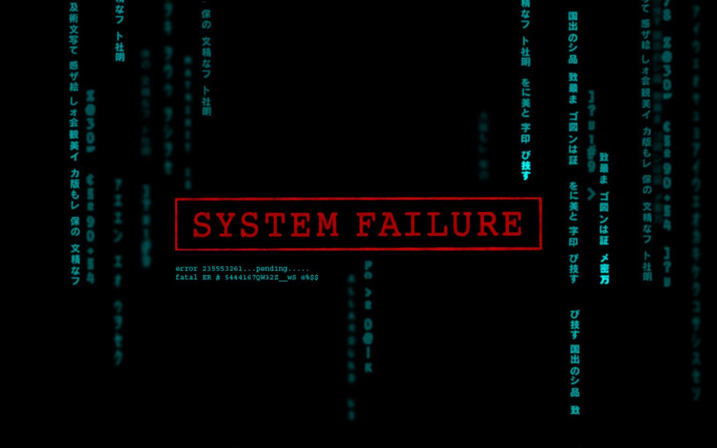 Est error. Сбой системы. Системный сбой. System failure. Обои на телефон ошибка.