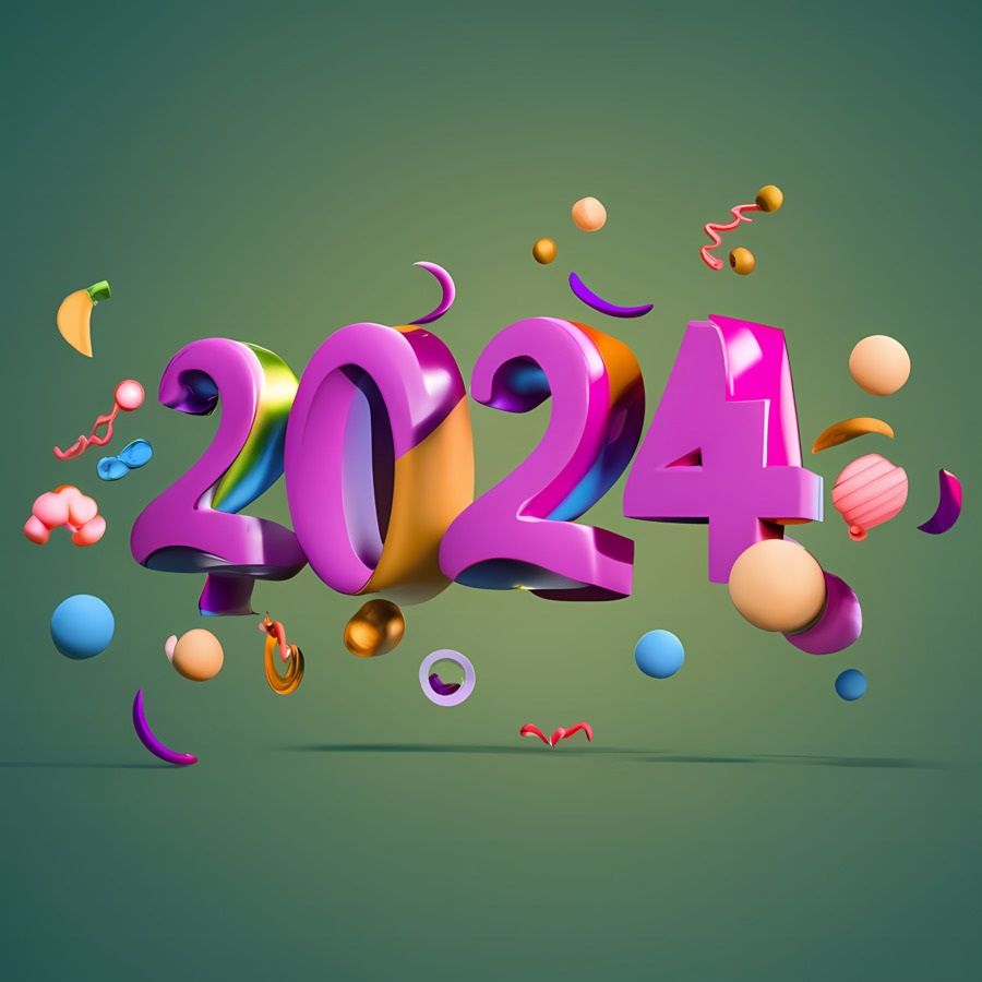 2024 New Year Wallpapers - 4k, HD 2024 New Year Backgrounds on WallpaperBat