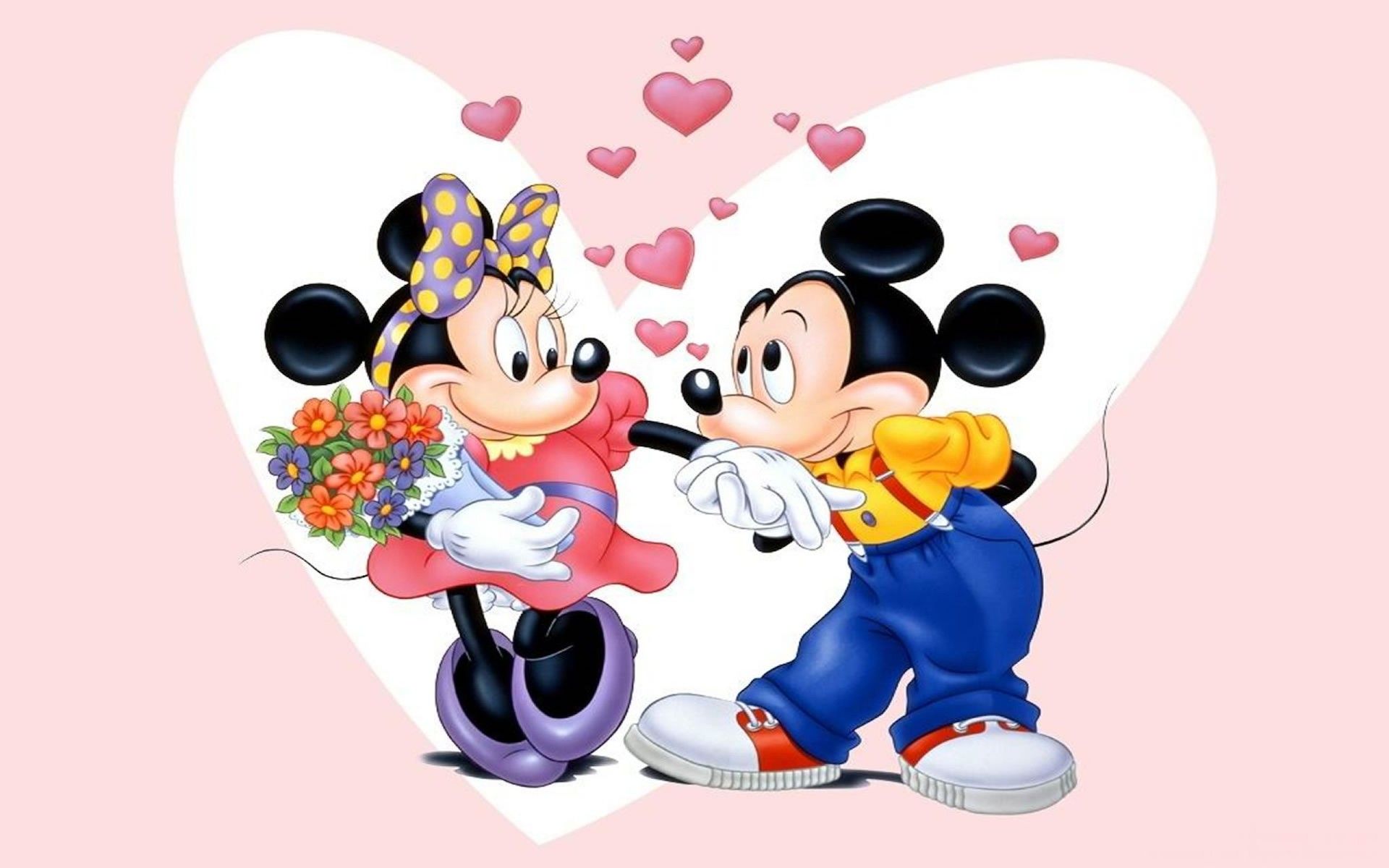 1920x1200 Free Mickey Mouse And Minnie Mouse Love, Download Free Clip Art on WallpaperBat