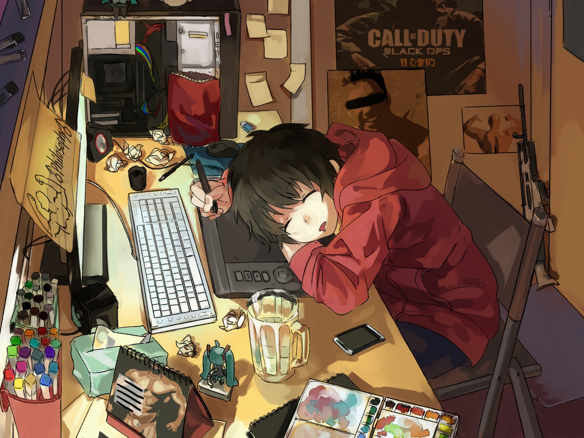 1920x1440 HD desktop wallpaper: Anime, Boy on WallpaperBat 