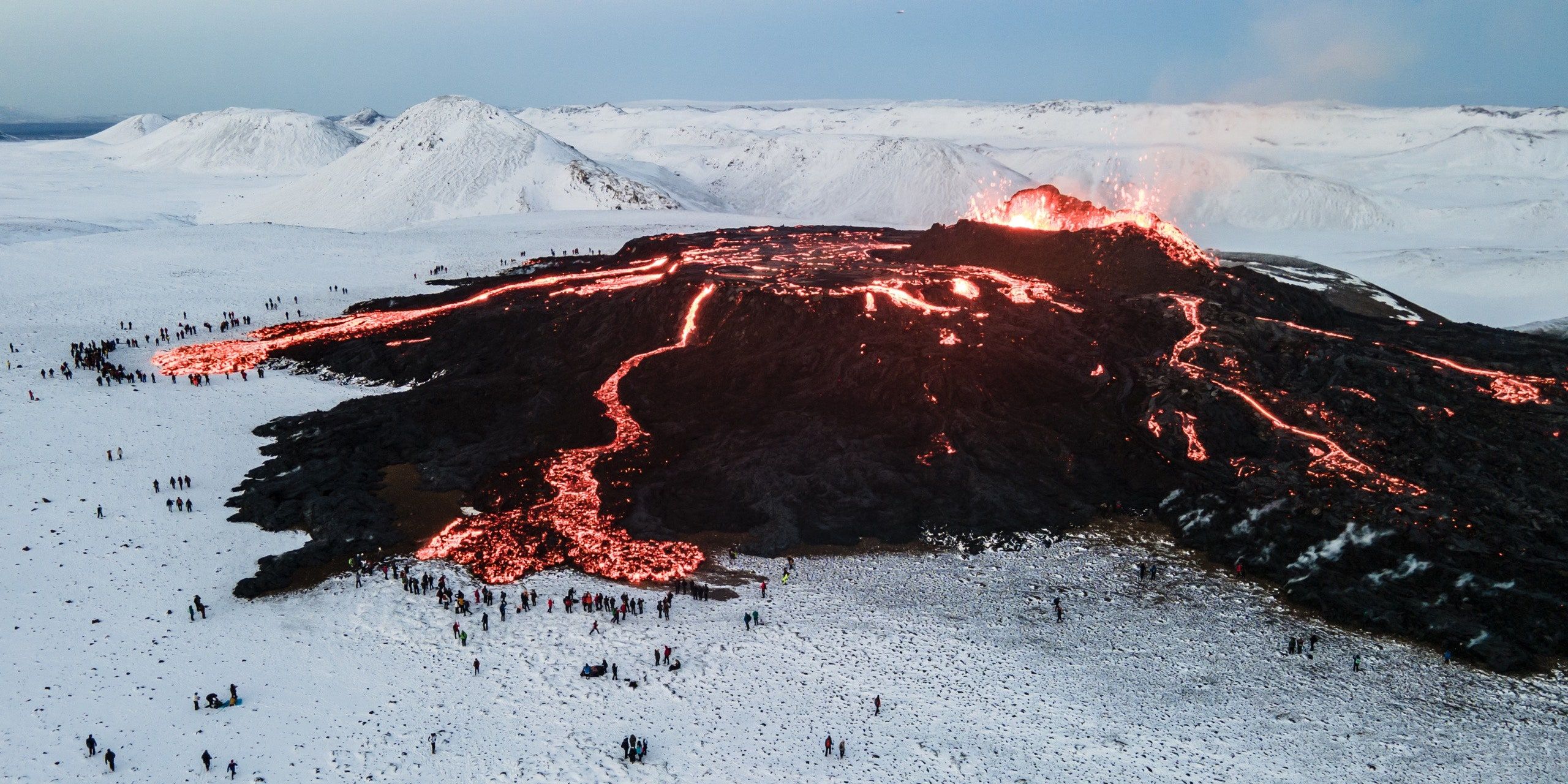 Blue Lava Flow Wallpapers 4k HD Blue Lava Flow Backgrounds On   670173 Chasing The Lava Flow In Iceland The New Yorker 