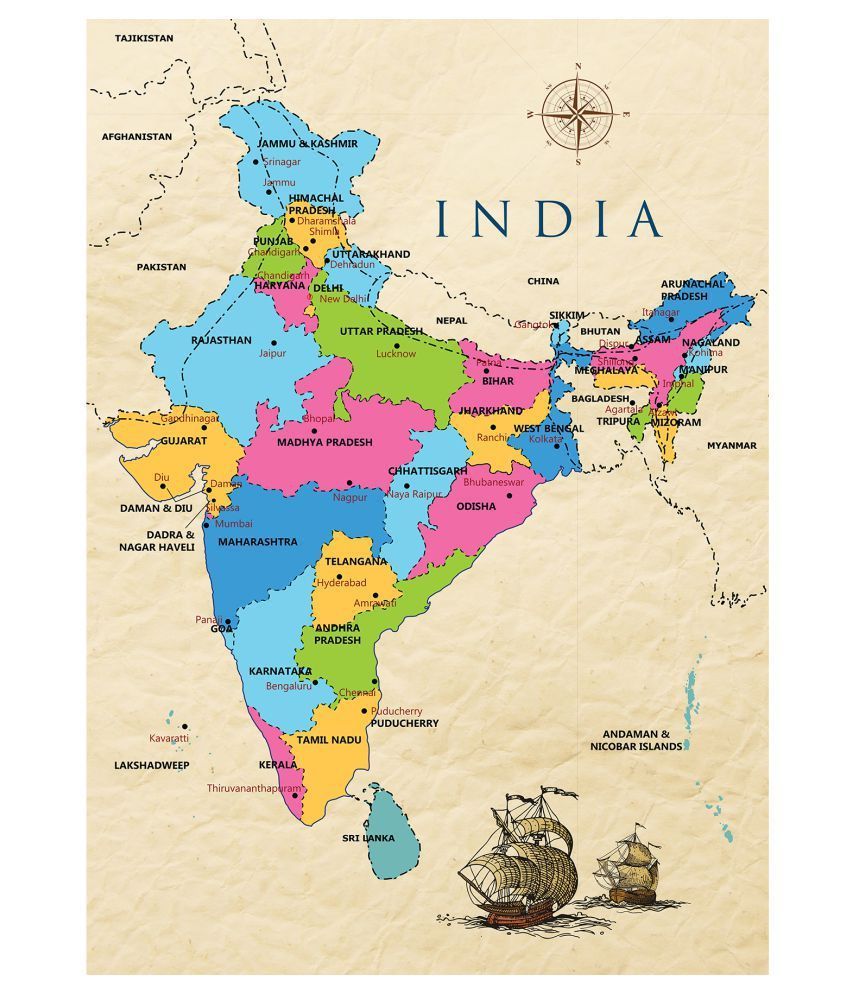 India Map Wallpapers - 4k, HD India Map Backgrounds On WallpaperBat