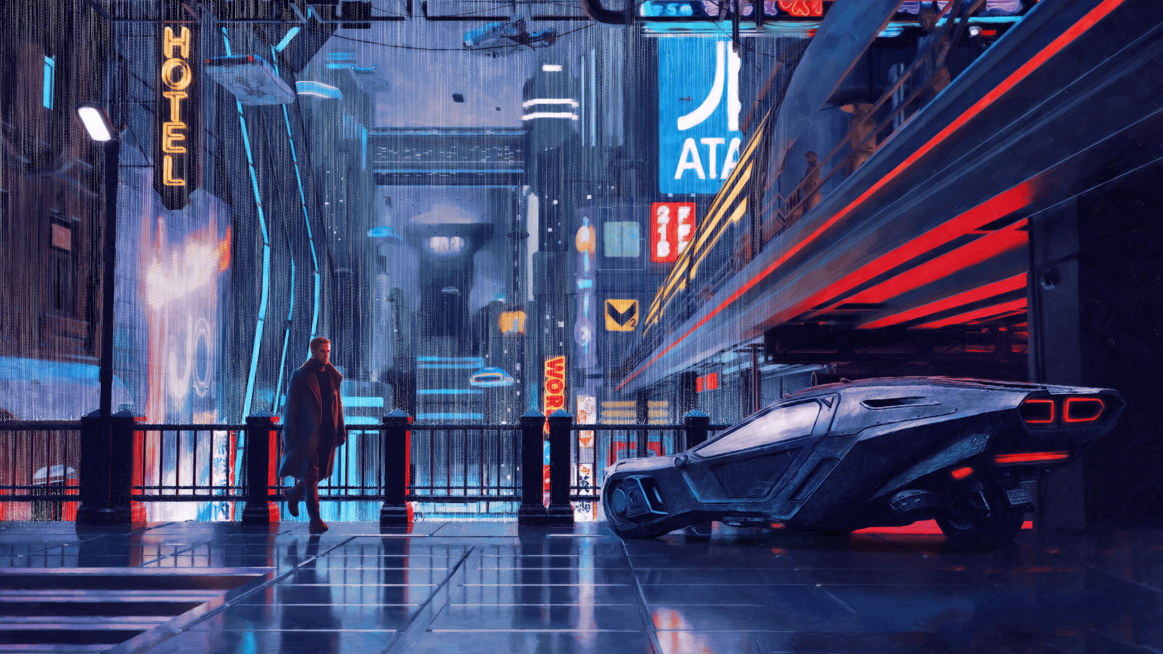 Blade Runner Wallpapers 4k Hd Blade Runner Backgrounds On Wallpaperbat