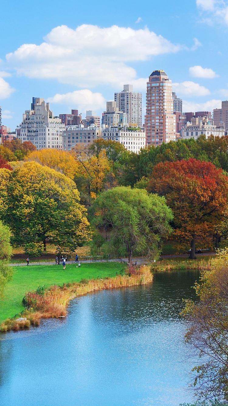 Central Park iPhone Wallpapers - 4k, HD Central Park iPhone Backgrounds ...