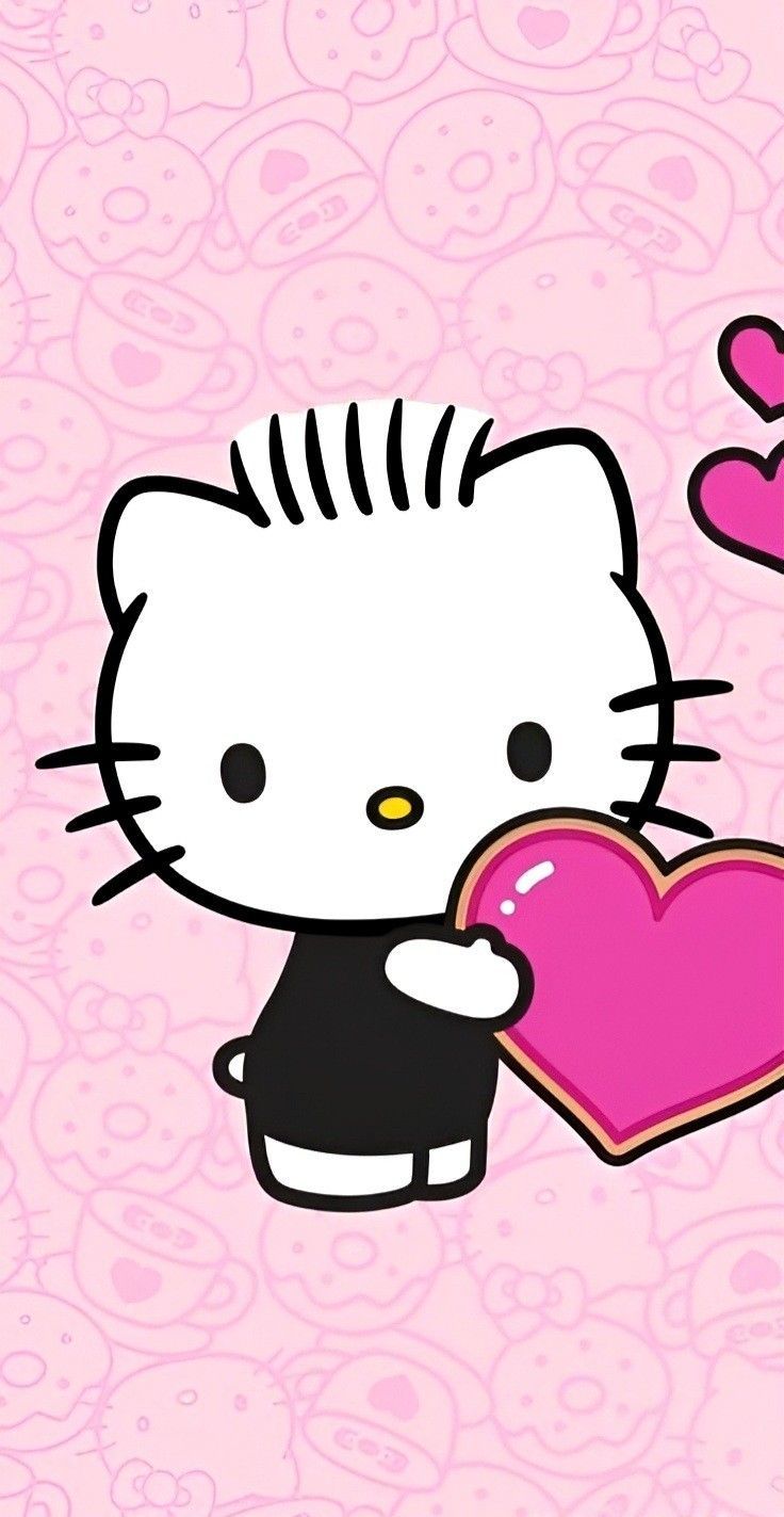 Hello Kitty Heart Wallpapers - 4k, HD Hello Kitty Heart Backgrounds on ...