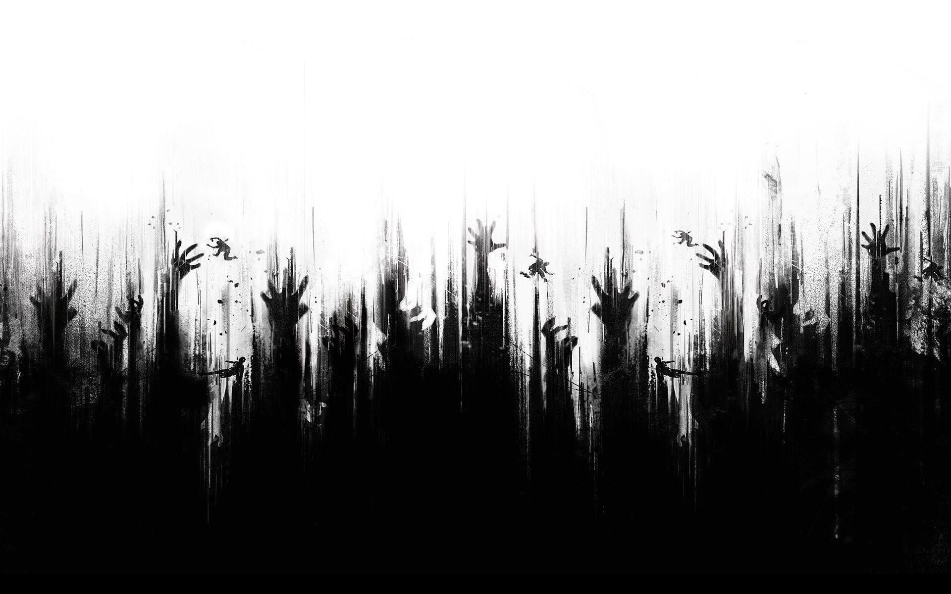 Scary Black and White Wallpapers - 4k, HD Scary Black and White ...