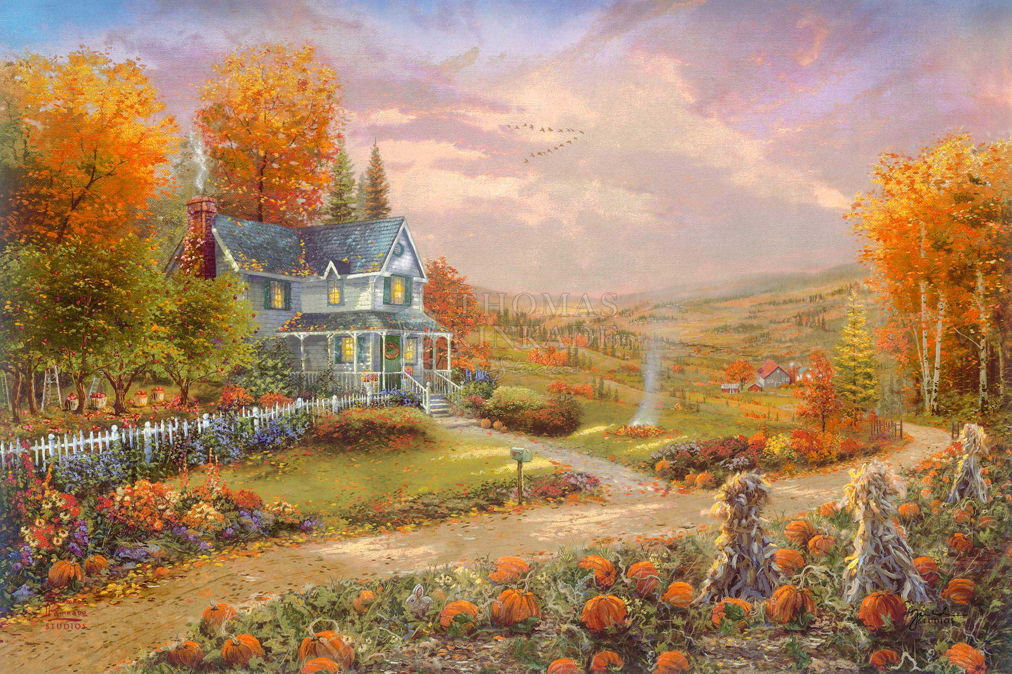 Thomas Kinkade Harvest Wallpapers - 4k, HD Thomas Kinkade Harvest ...